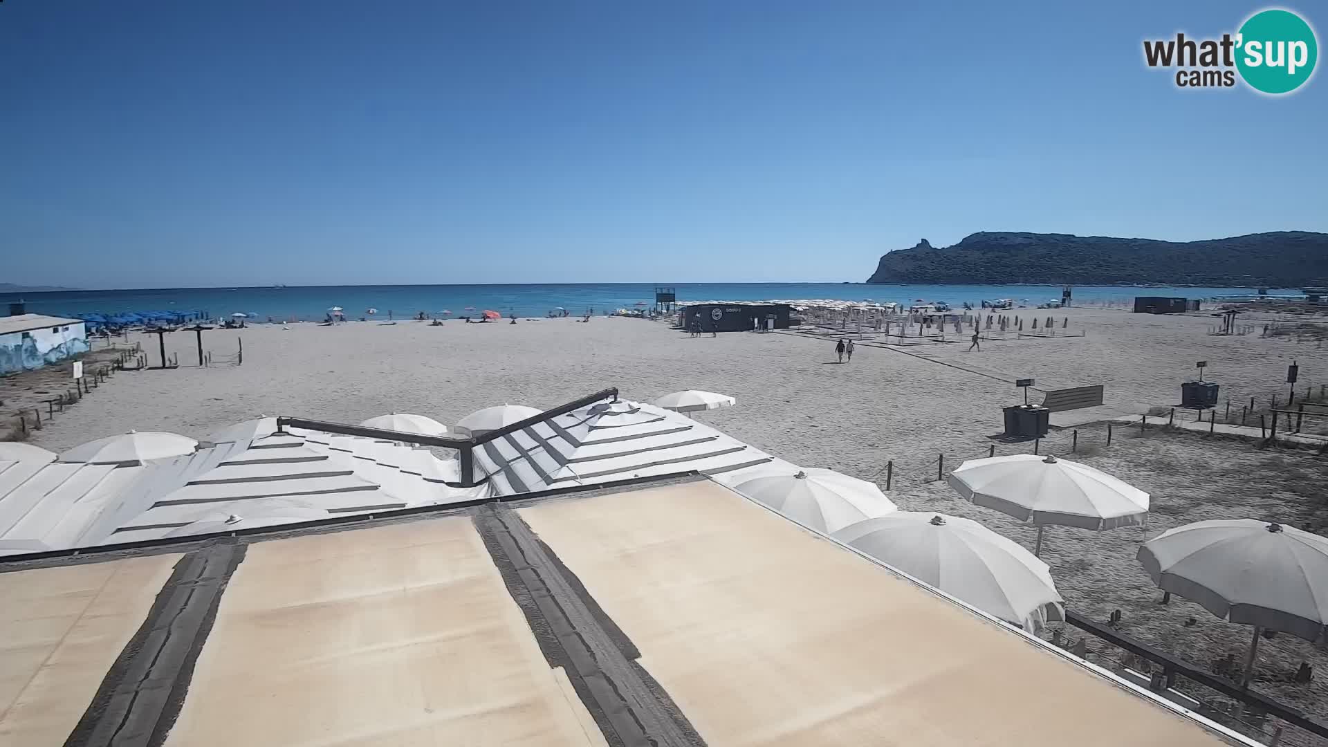 Poetto beach webcam | Cagliari | Sardinia