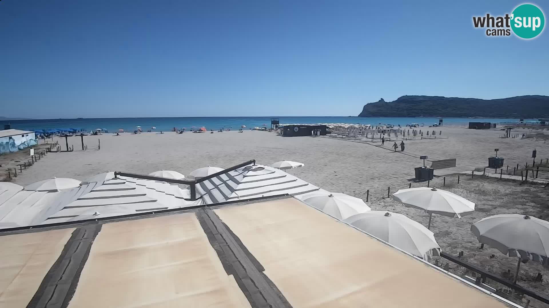 Poetto beach webcam | Cagliari | Sardinia