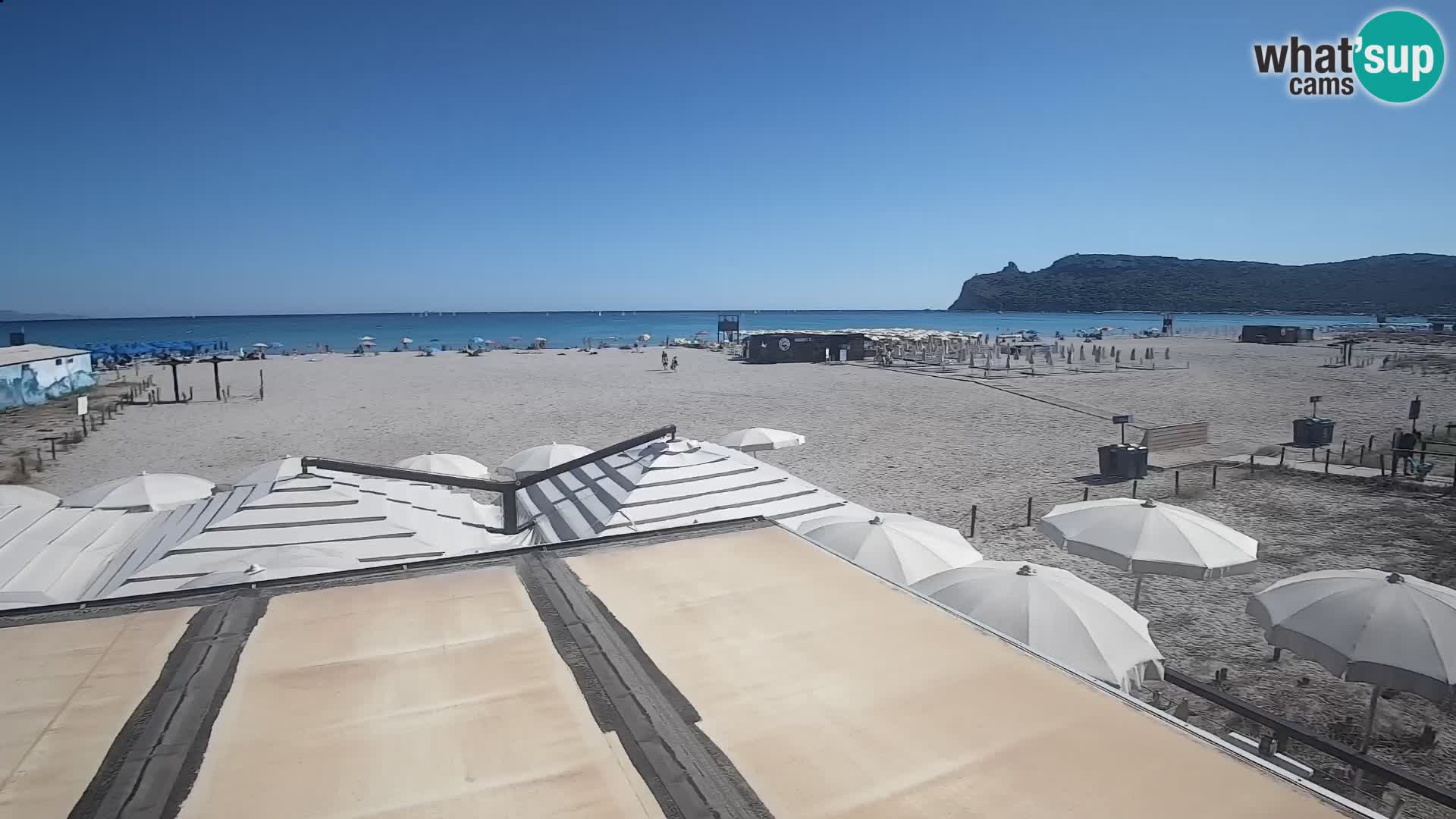 Webcam plage de Poetto | Cagliari | Sardaigne