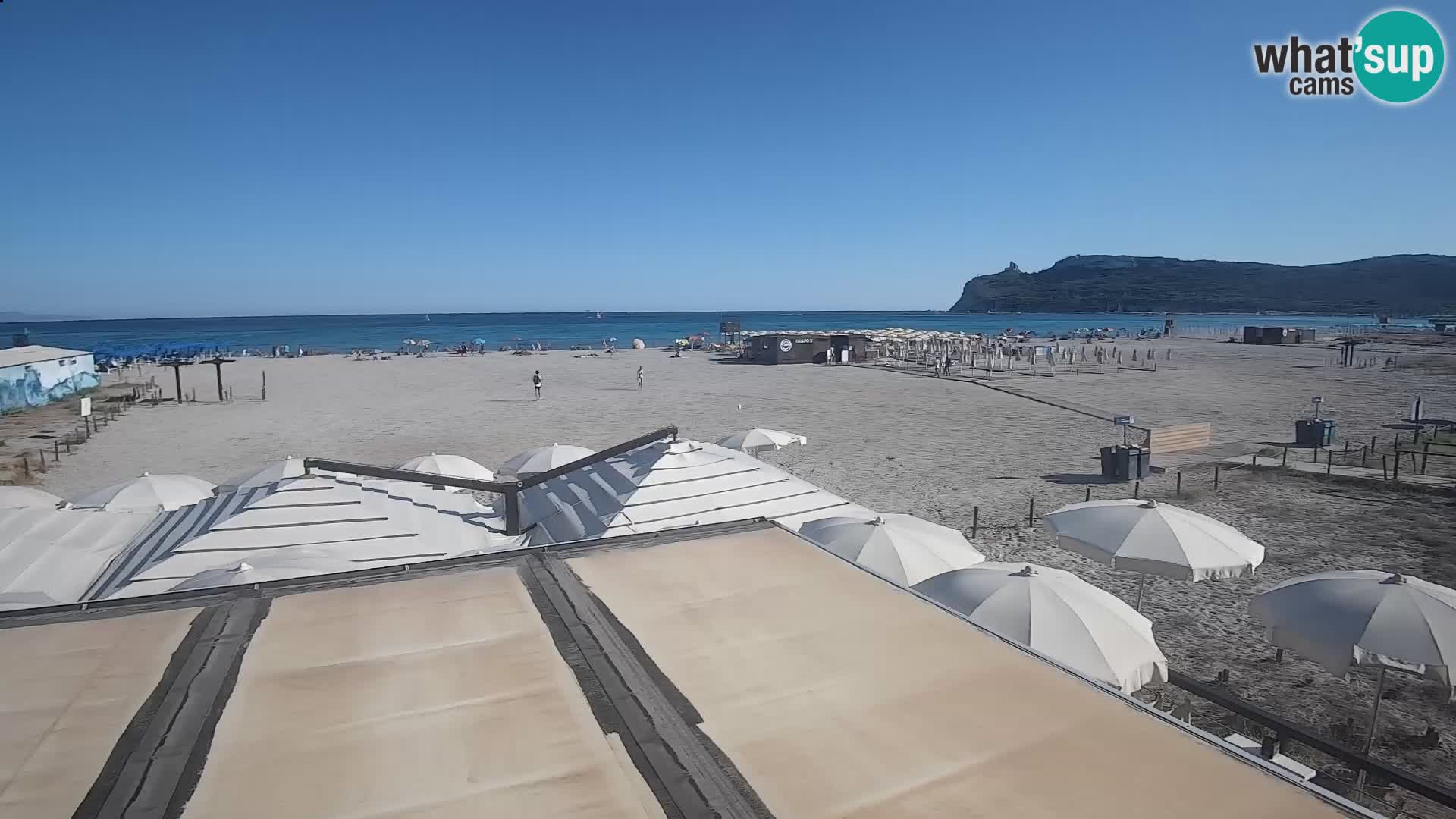 Poetto beach webcam | Cagliari | Sardinia