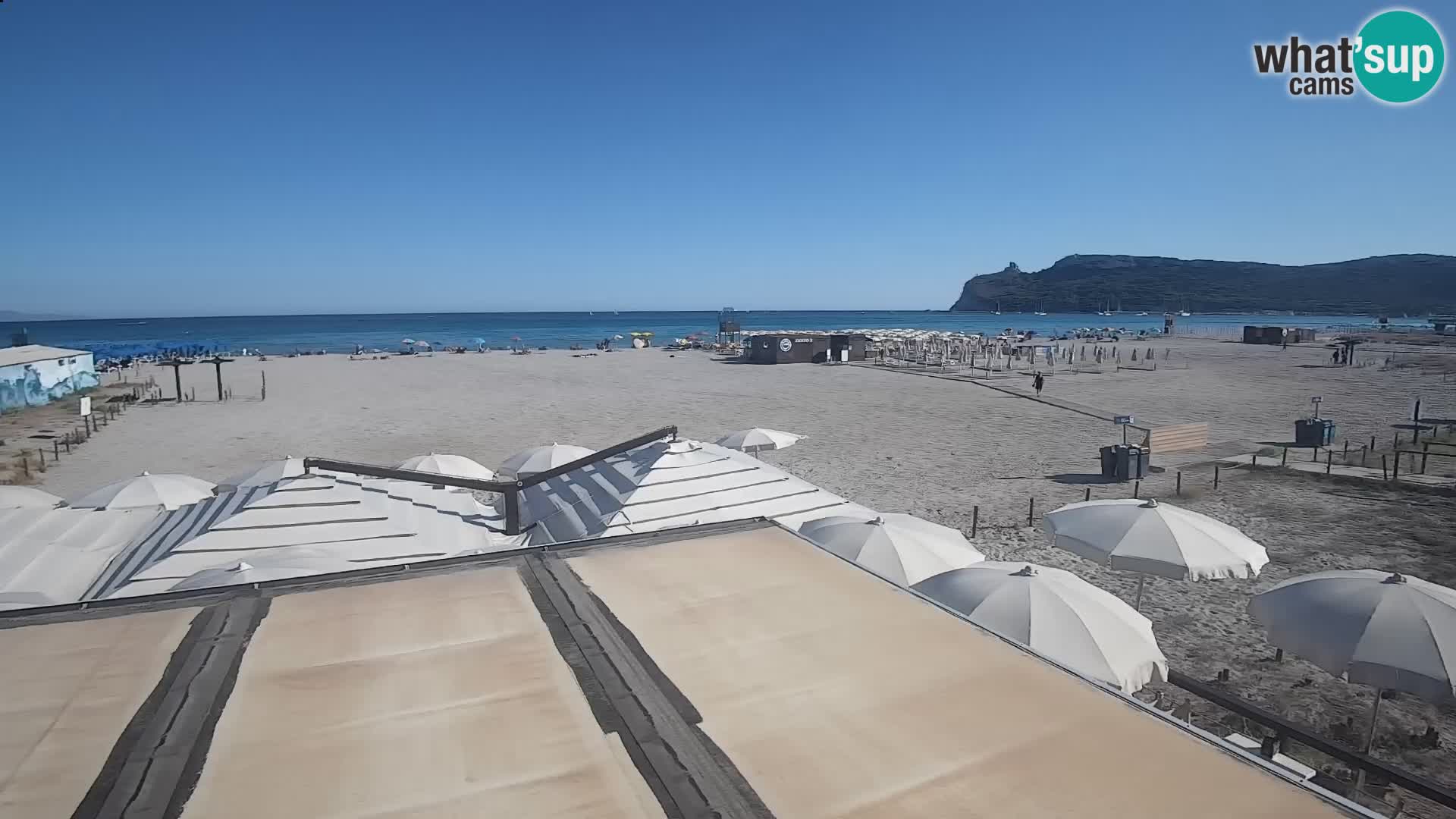 Poetto beach webcam | Cagliari | Sardinia