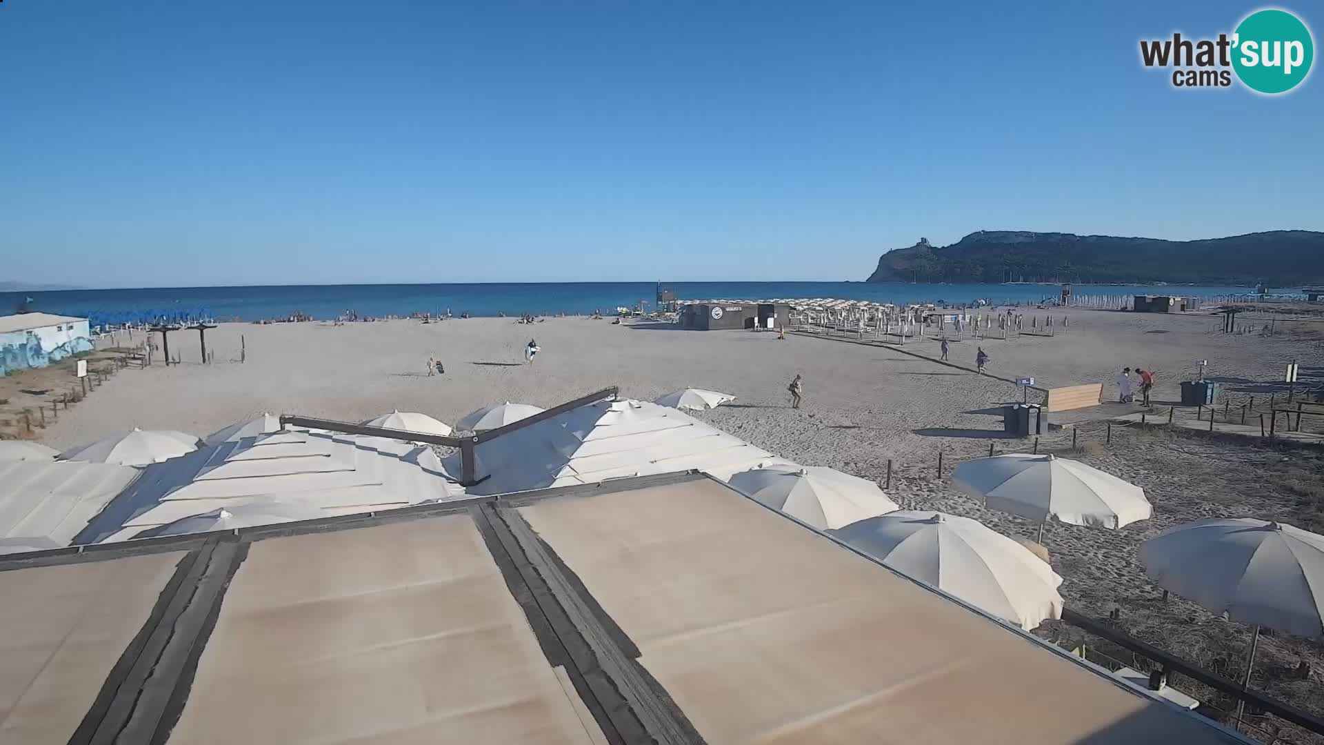Poetto Strand Webcam | Cagliari | Sardinien