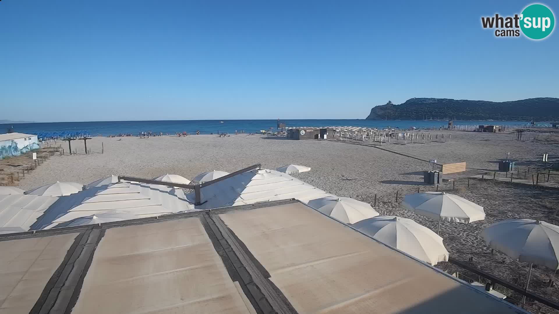 Poetto Strand Webcam | Cagliari | Sardinien