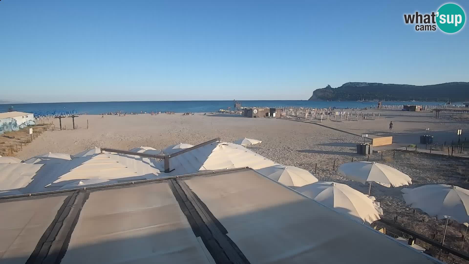 Poetto beach webcam | Cagliari | Sardinija