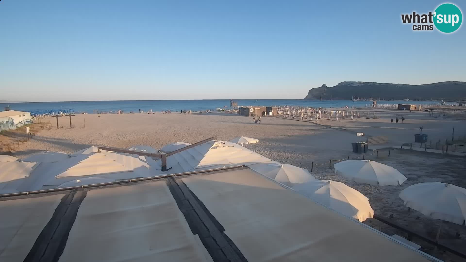 Webcam plage de Poetto | Cagliari | Sardaigne