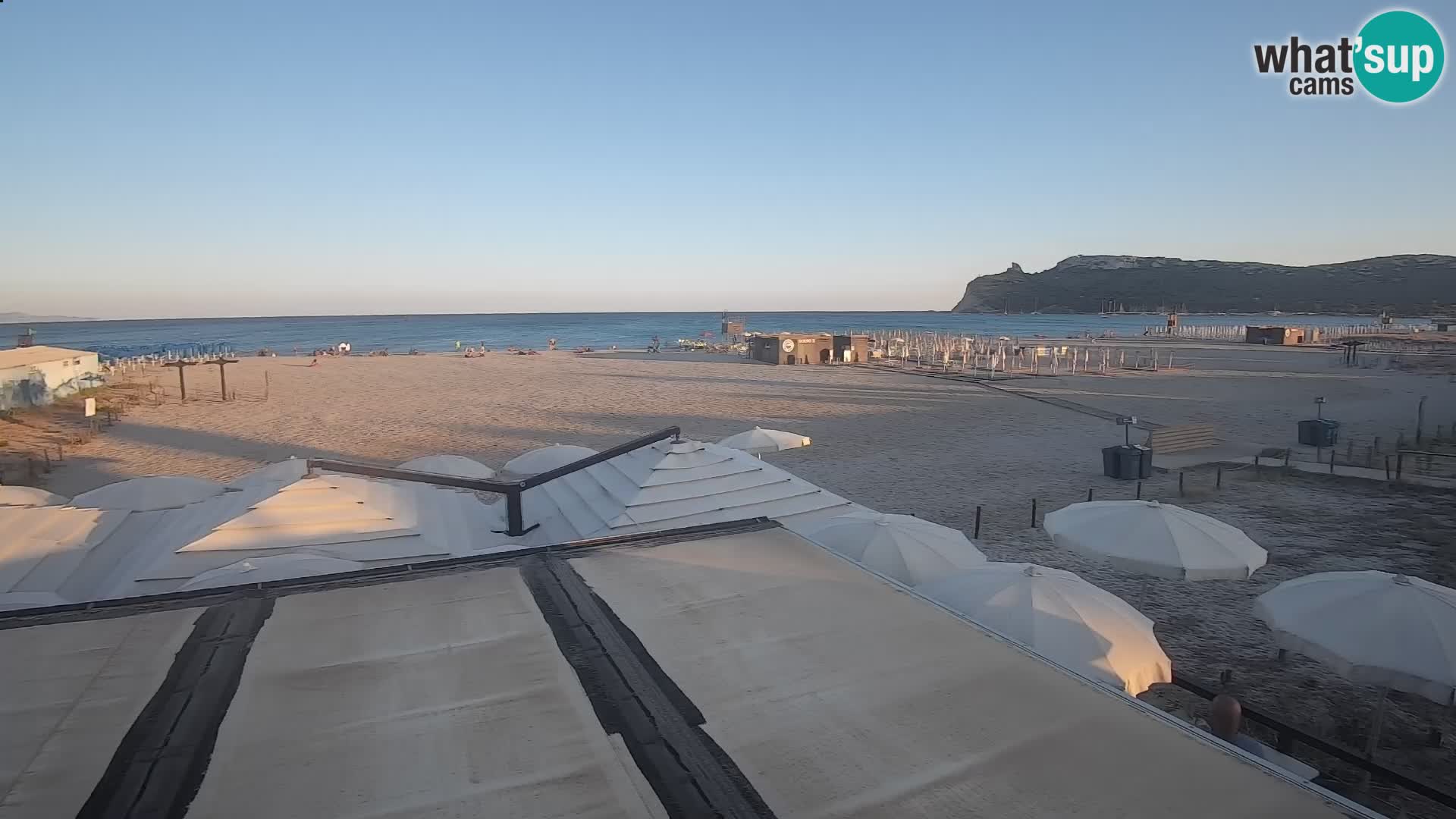 Webcam plage de Poetto | Cagliari | Sardaigne