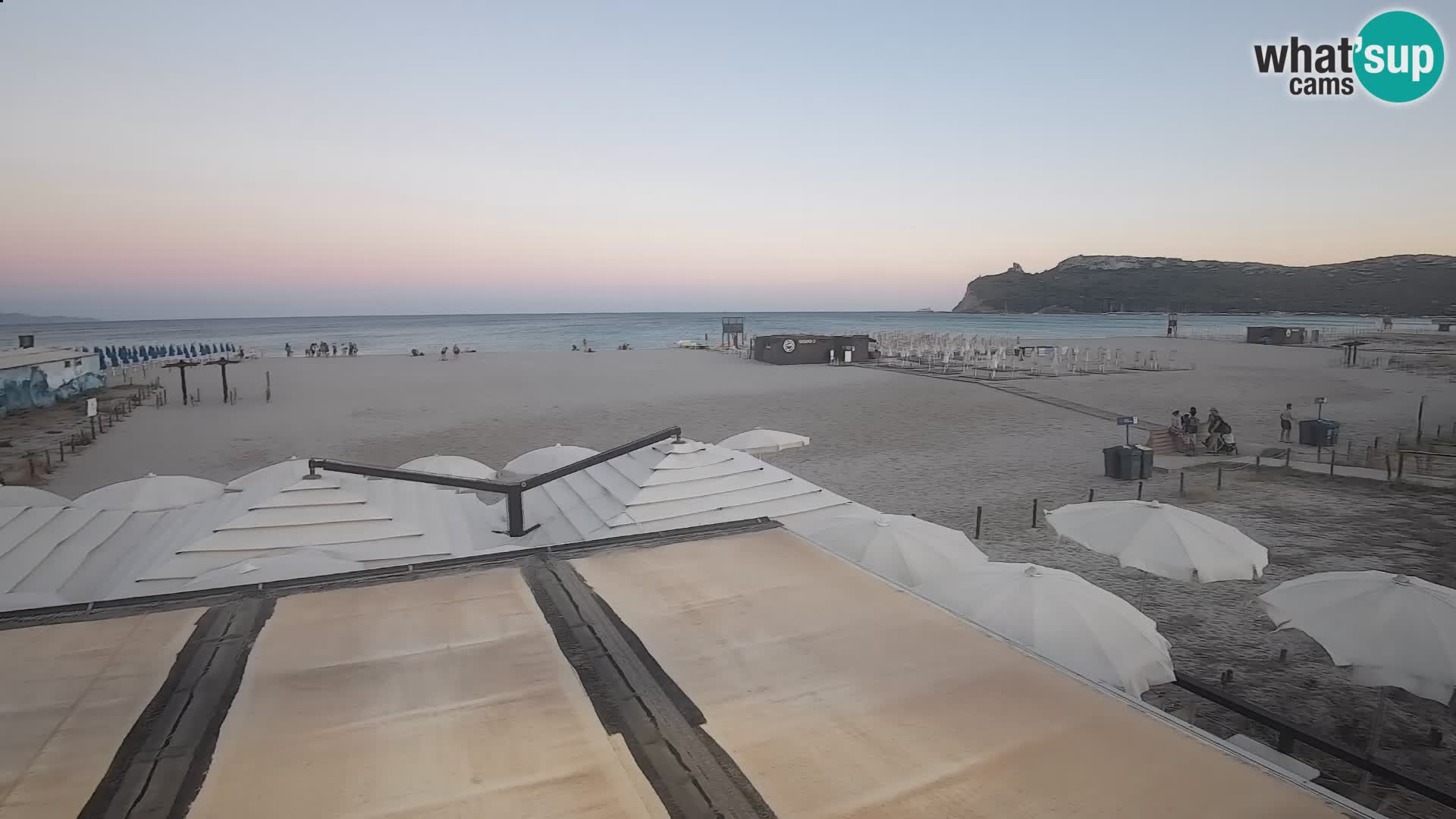 Poetto beach webcam | Cagliari | Sardinija