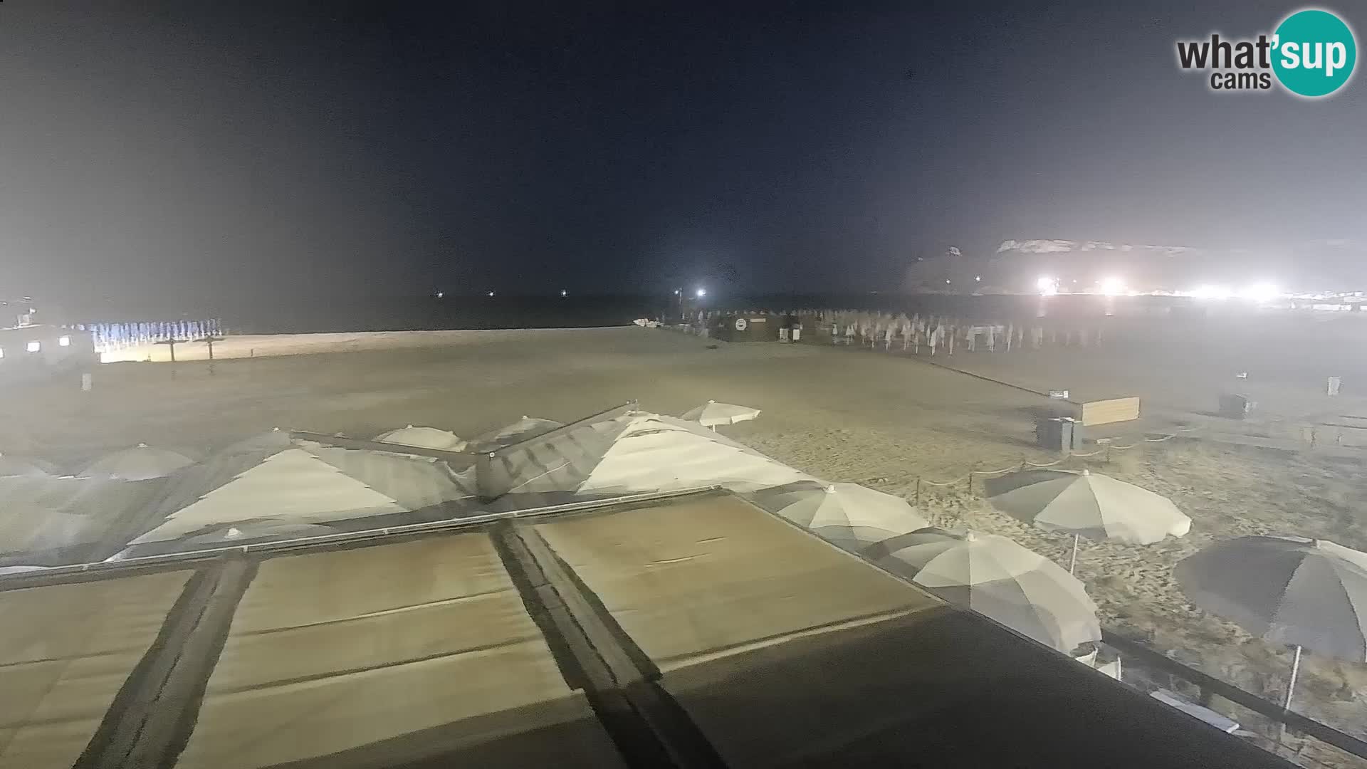 Poetto beach webcam | Cagliari | Sardinija