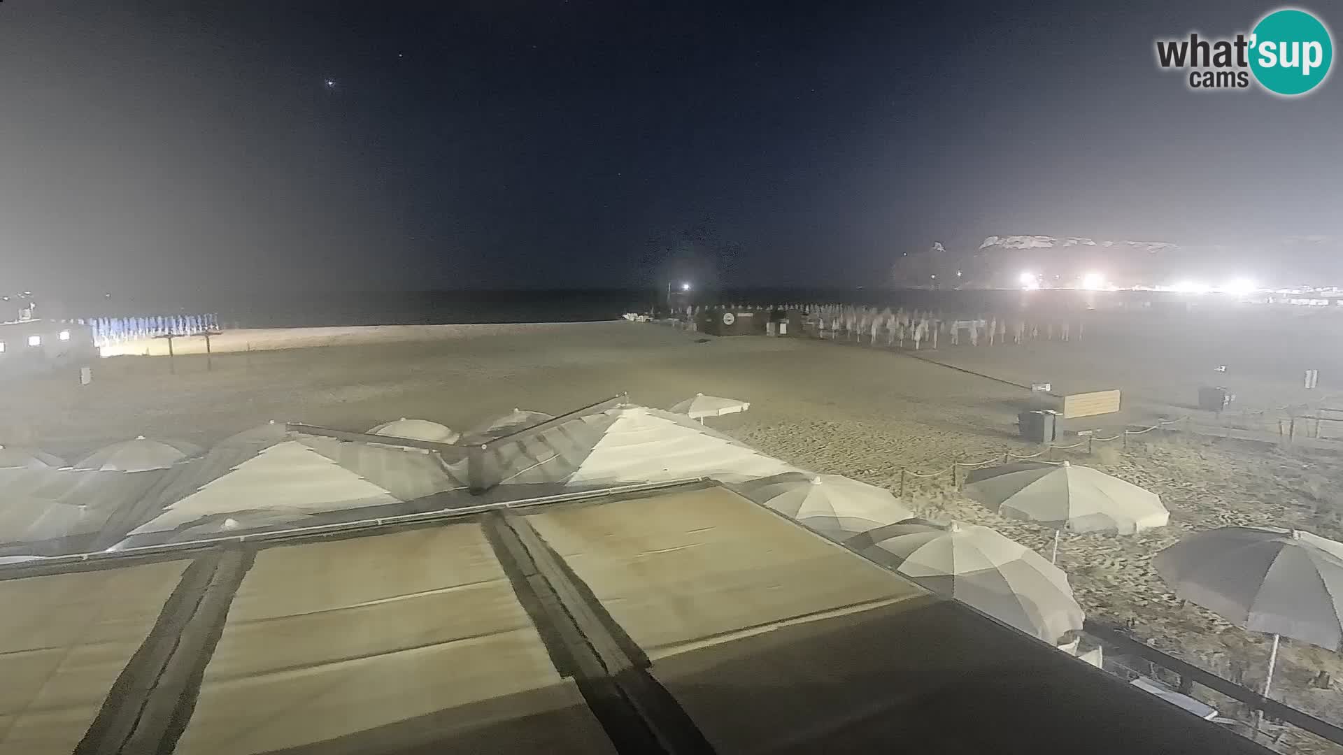 Poetto beach webcam | Cagliari | Sardinia