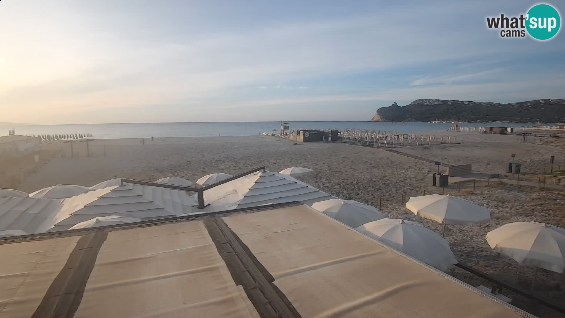 Poetto beach webcam | Cagliari | Sardinija