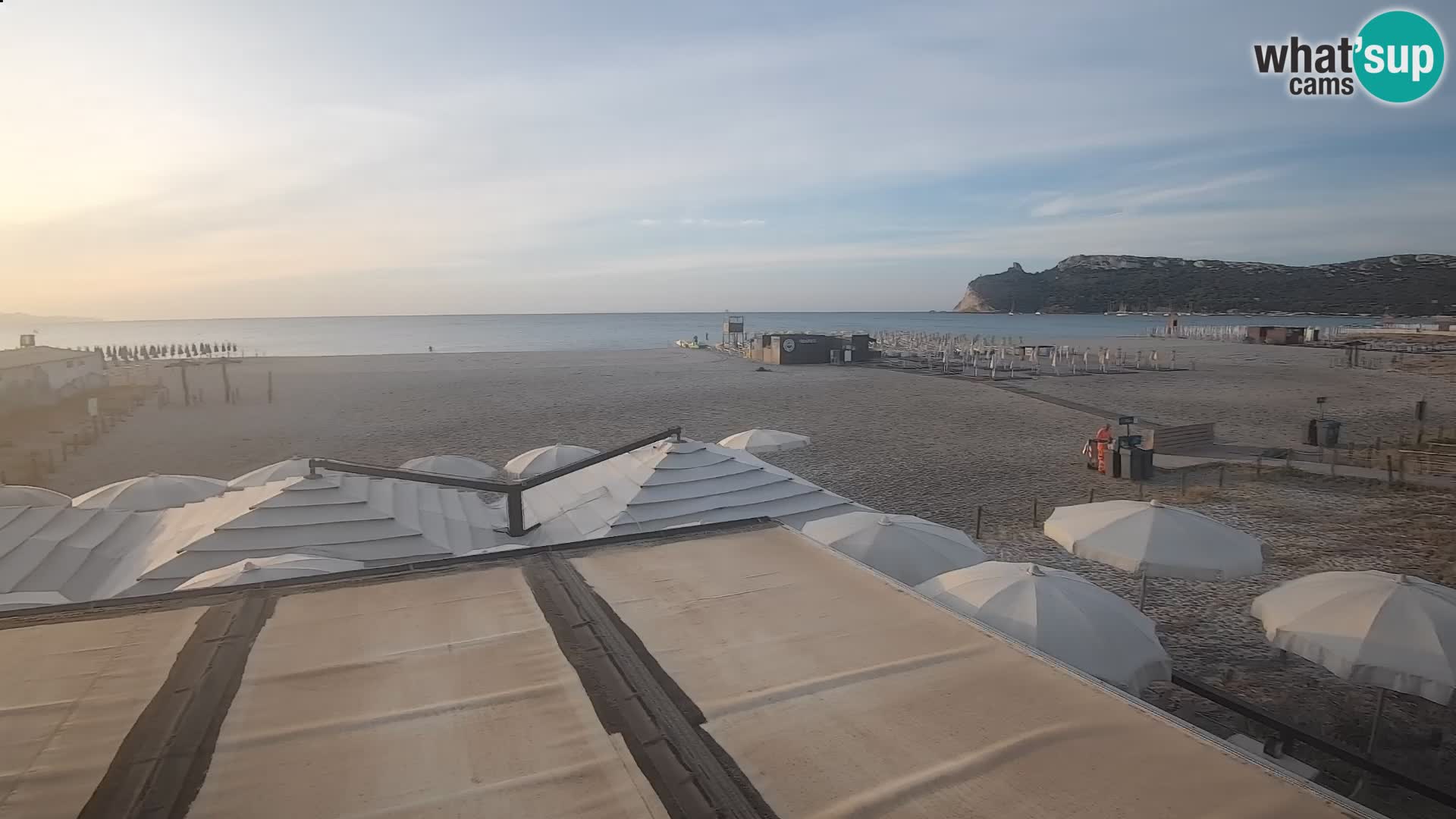 Webcam plage de Poetto | Cagliari | Sardaigne