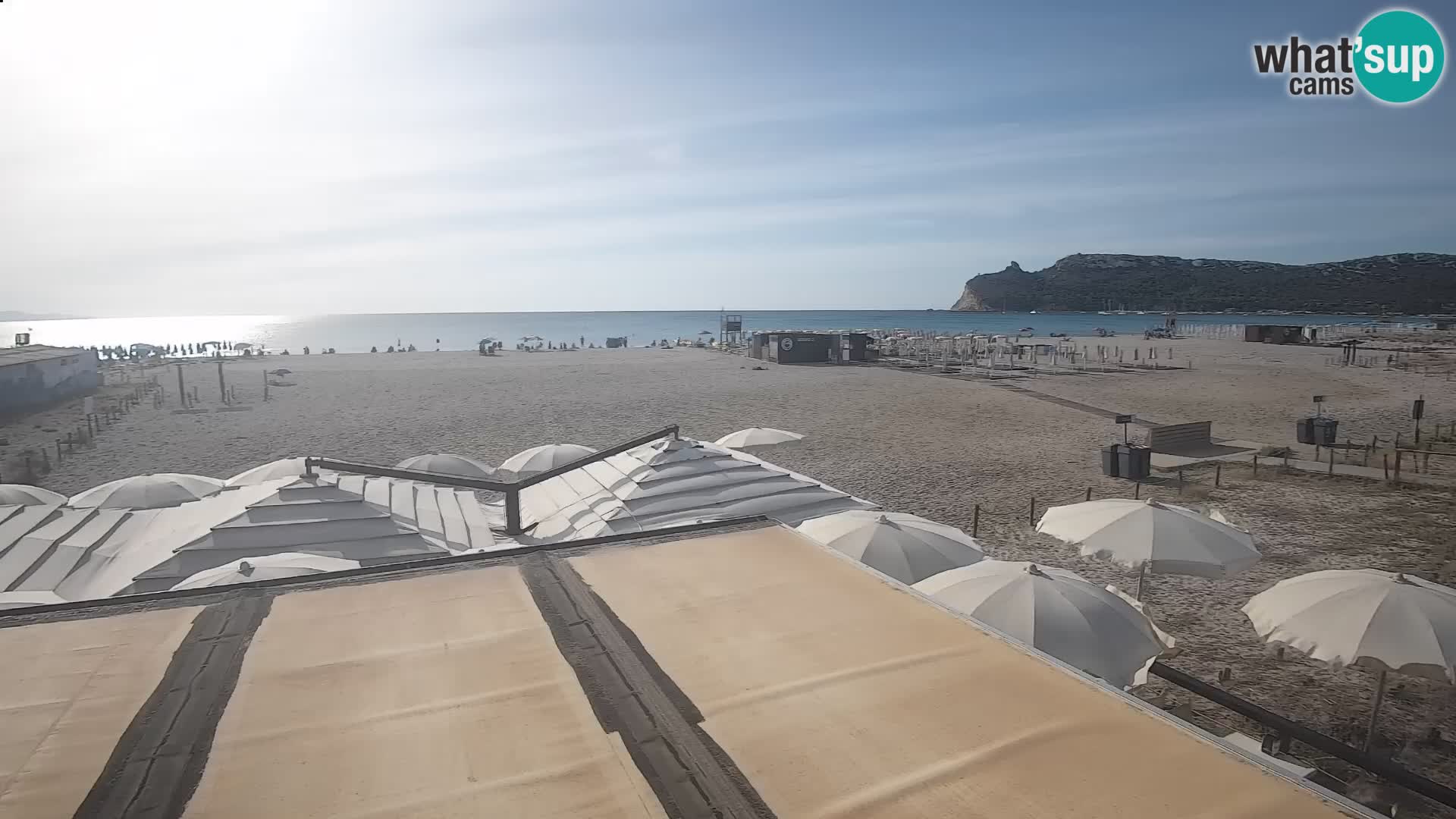 Poetto beach webcam | Cagliari | Sardinia
