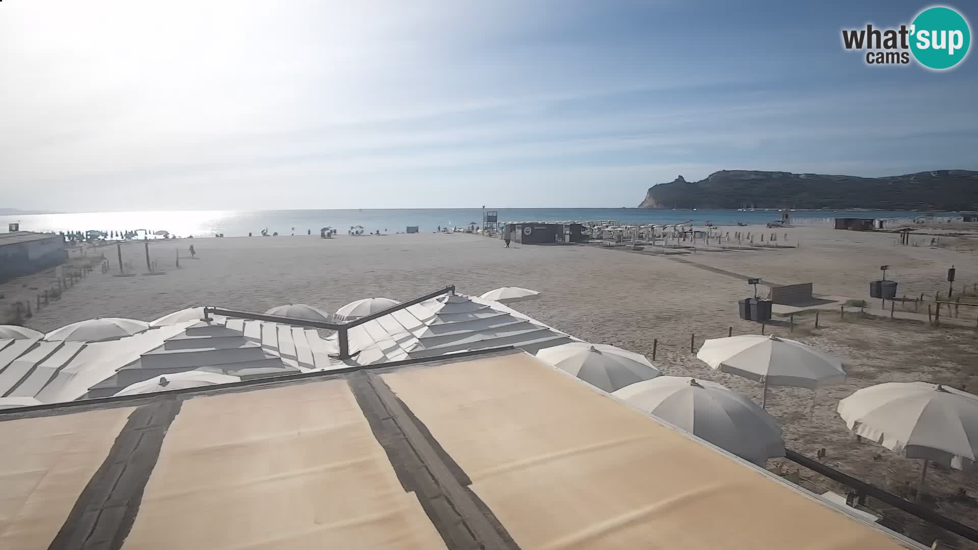 Webcam plage de Poetto | Cagliari | Sardaigne