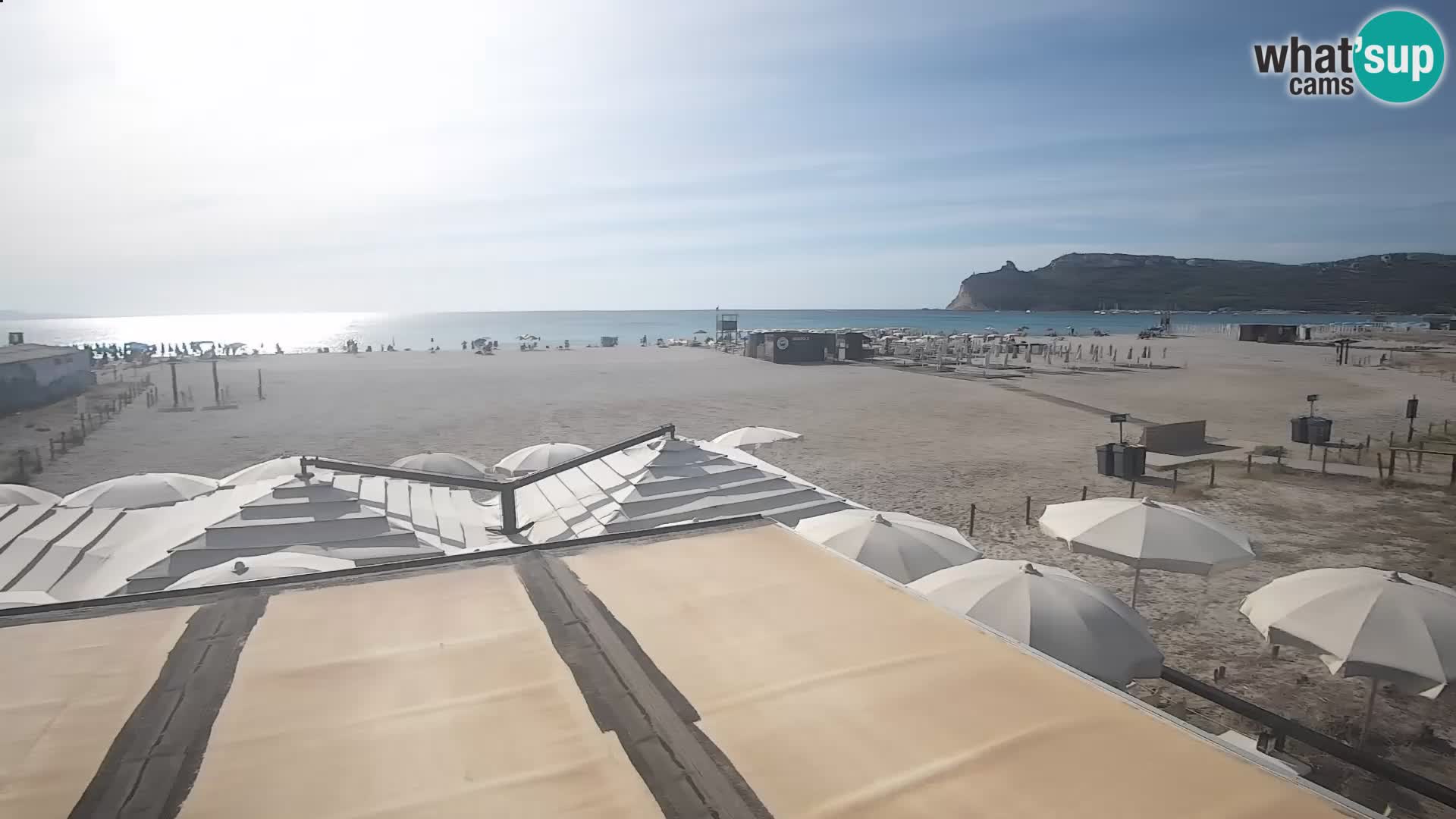 Poetto beach webcam | Cagliari | Sardinia