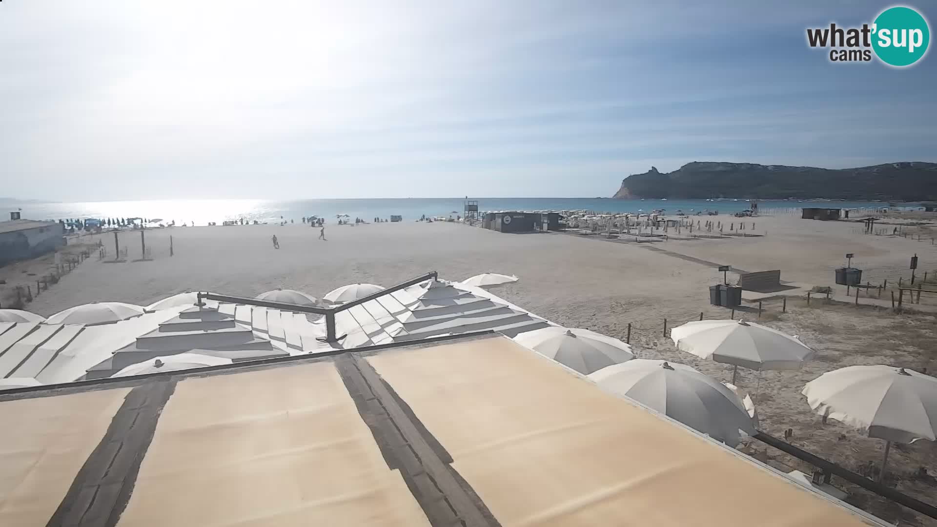 Webcam plage de Poetto | Cagliari | Sardaigne