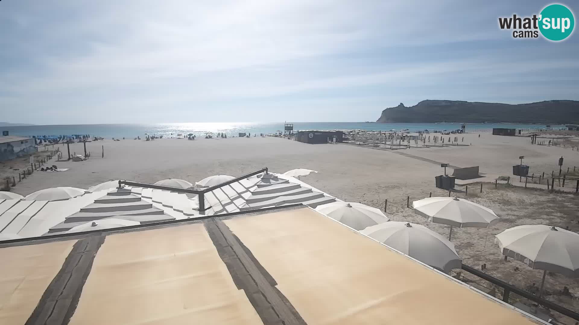 Poetto beach webcam | Cagliari | Sardinija