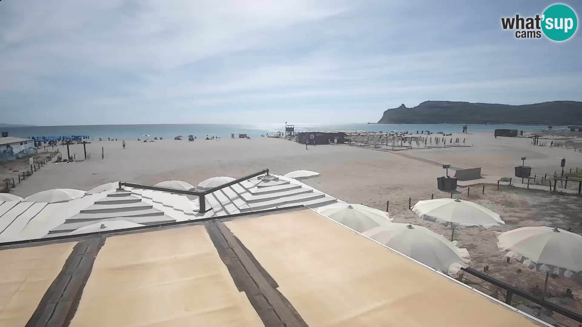 Poetto beach webcam | Cagliari | Sardinia