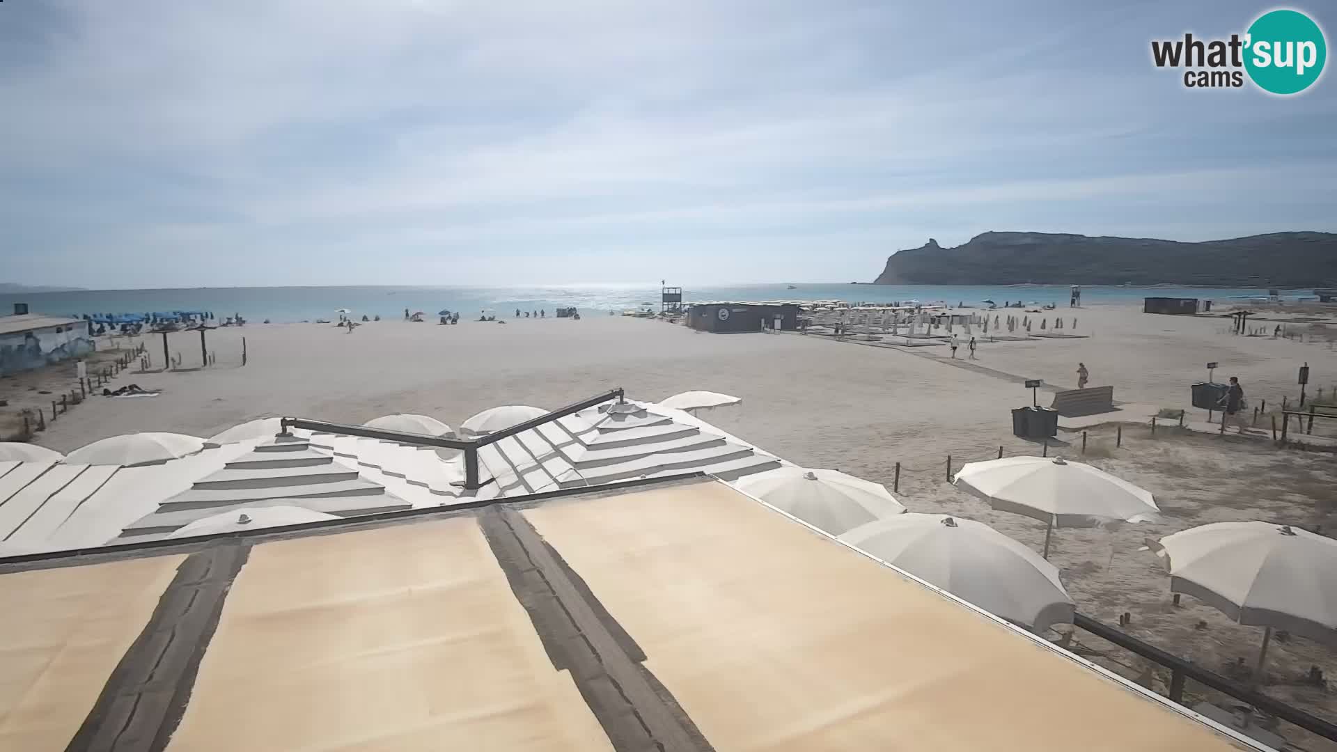 Poetto beach webcam | Cagliari | Sardinia