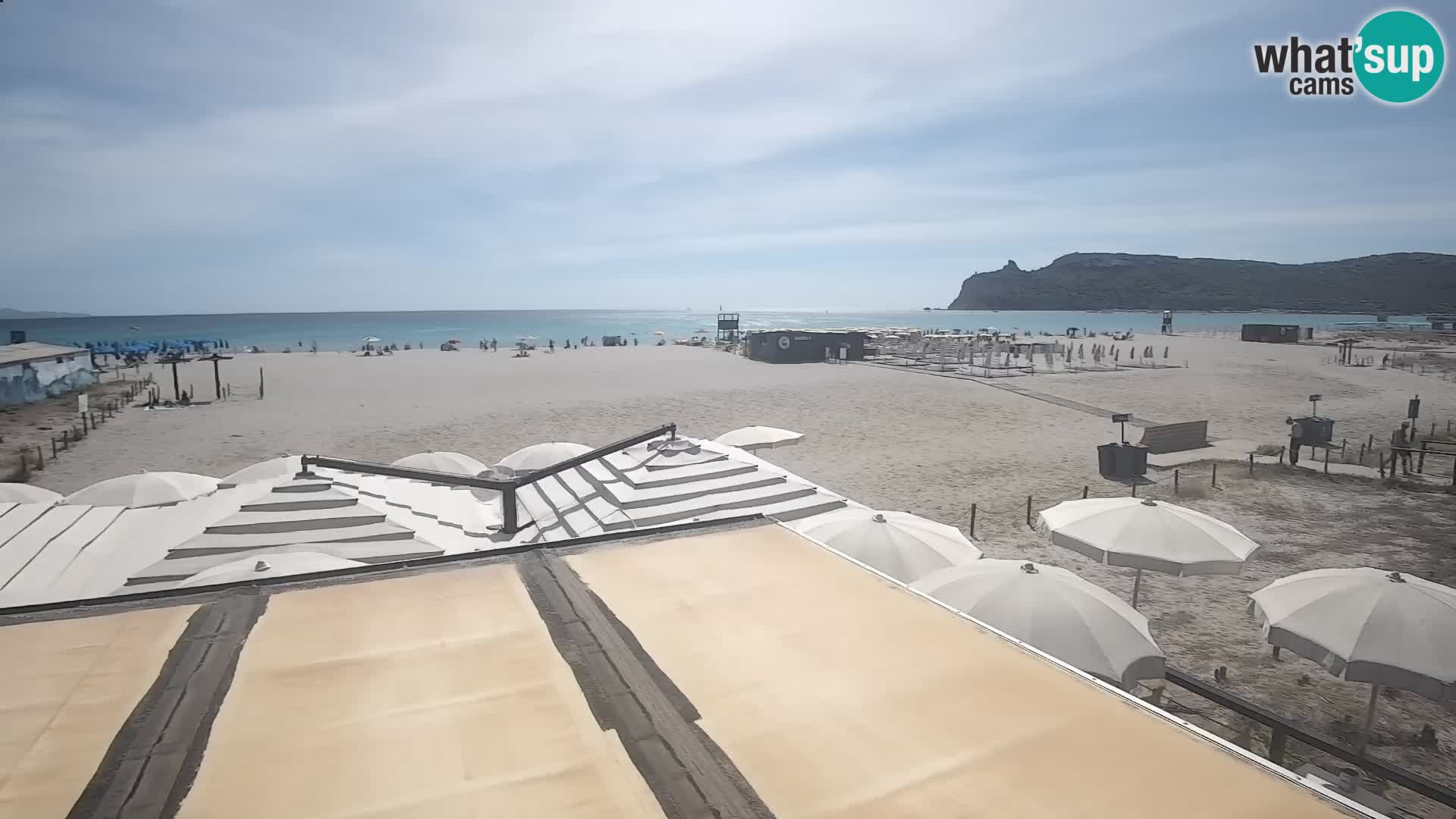 Poetto beach webcam | Cagliari | Sardinija