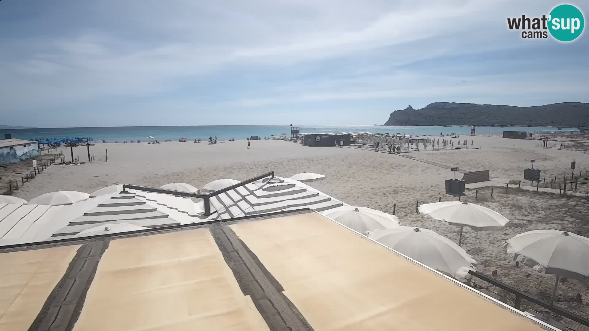 Webcam plage de Poetto | Cagliari | Sardaigne
