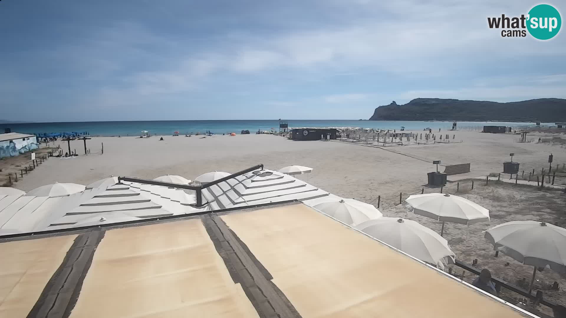 Poetto beach webcam | Cagliari | Sardinija