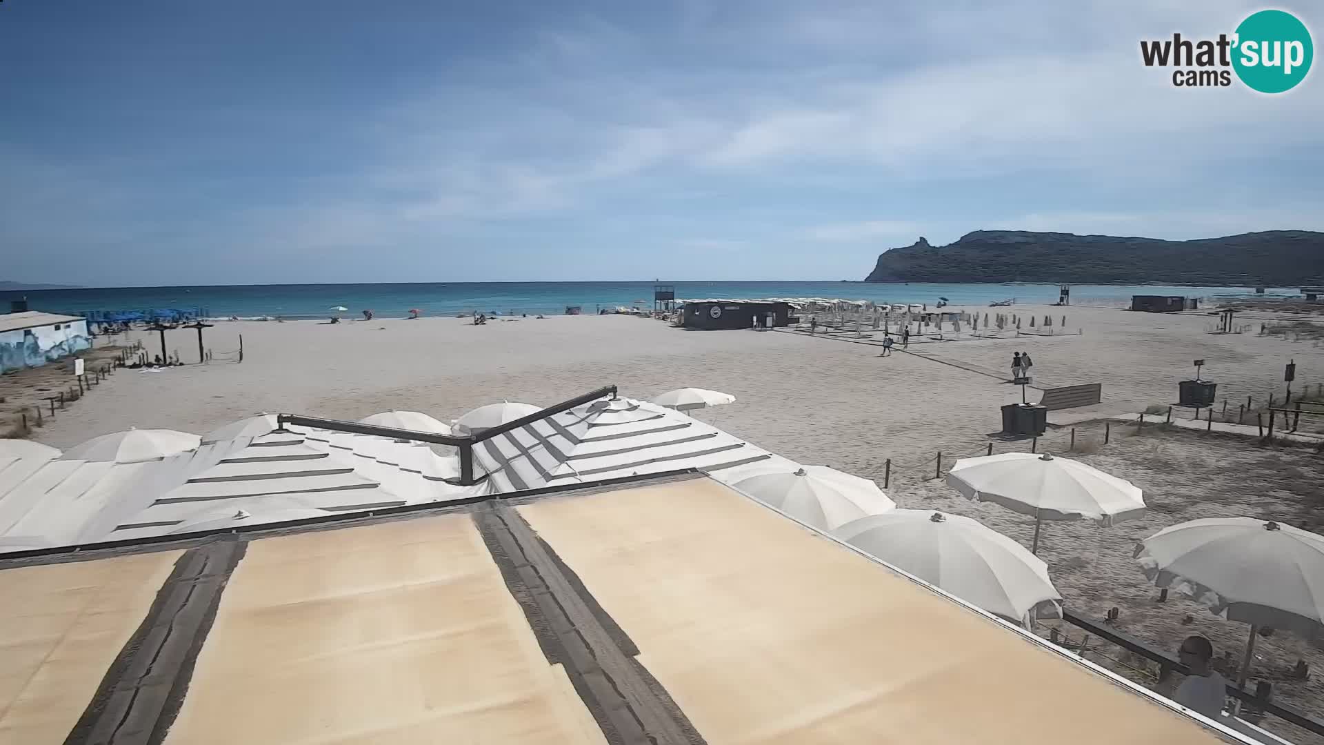 Poetto beach webcam | Cagliari | Sardinia
