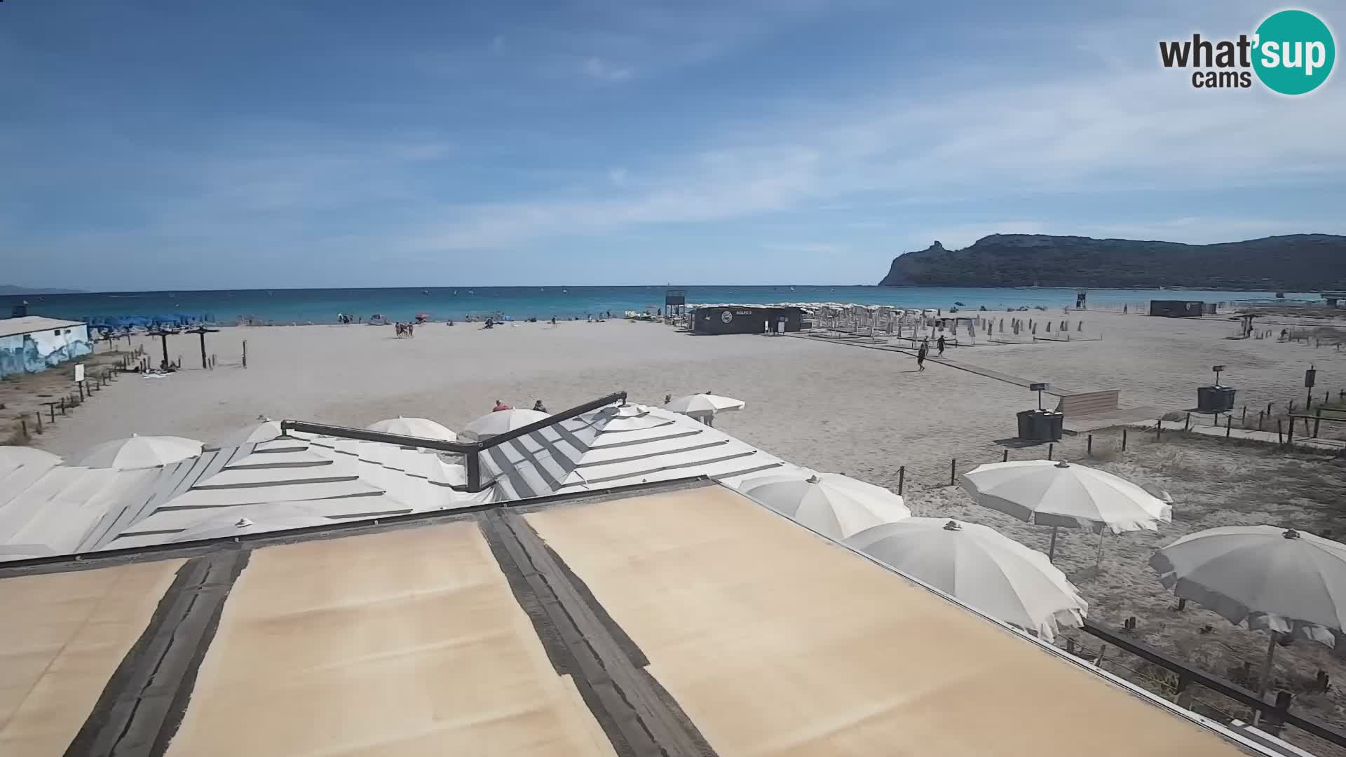Poetto beach webcam | Cagliari | Sardinija