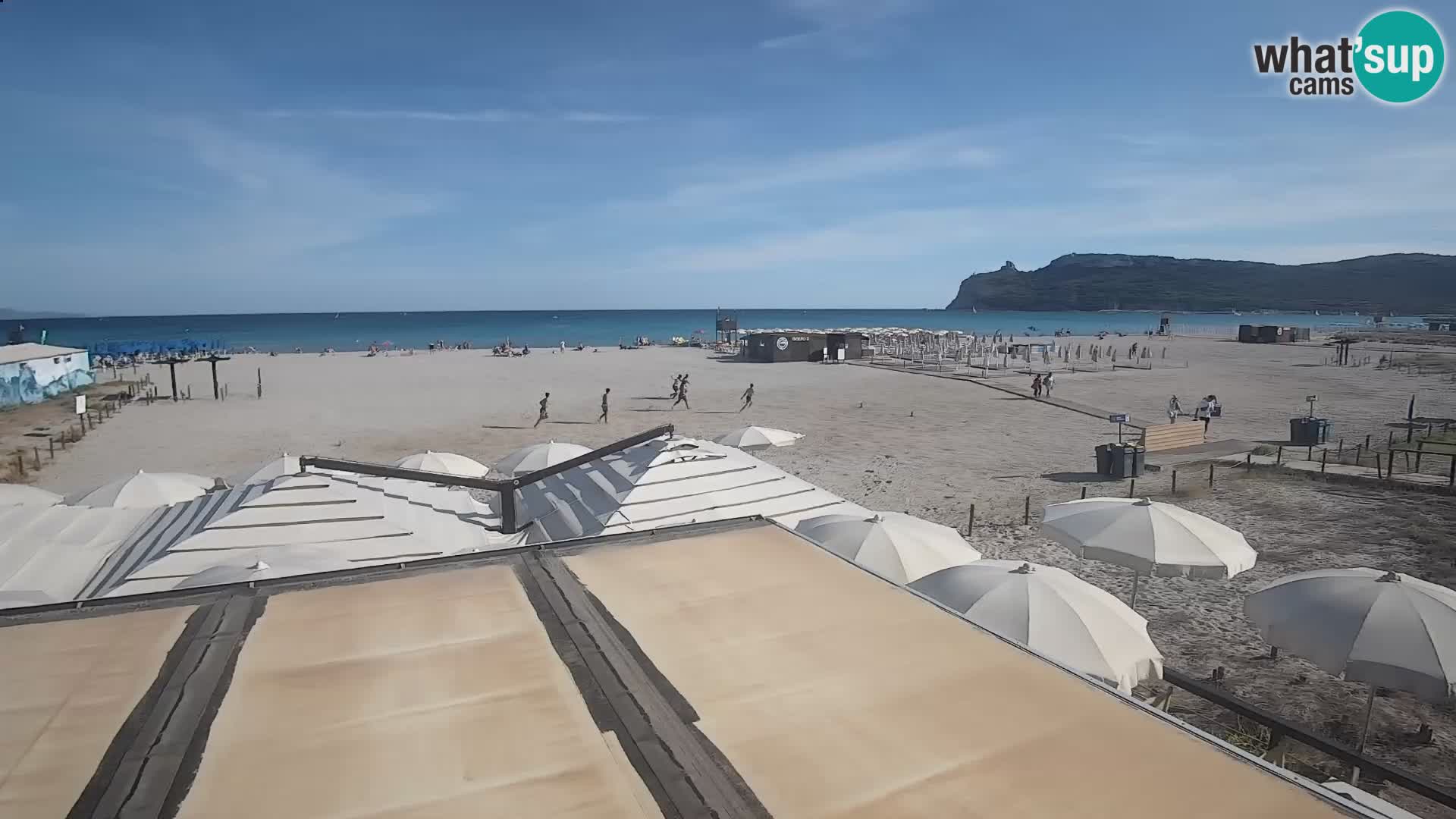 Poetto beach webcam | Cagliari | Sardinia