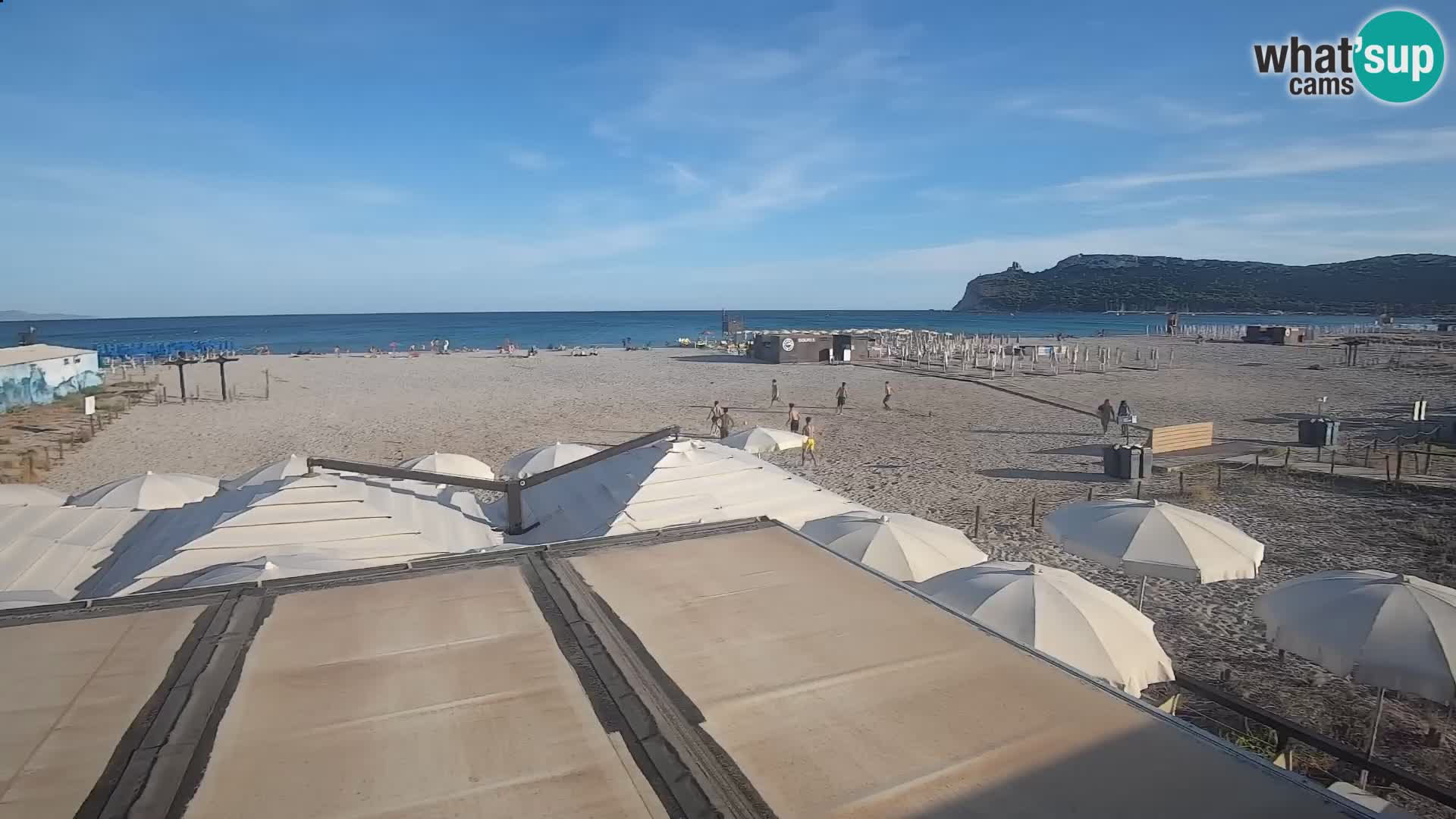 Webcam spiaggia del Poetto | Cagliari | Sardegna