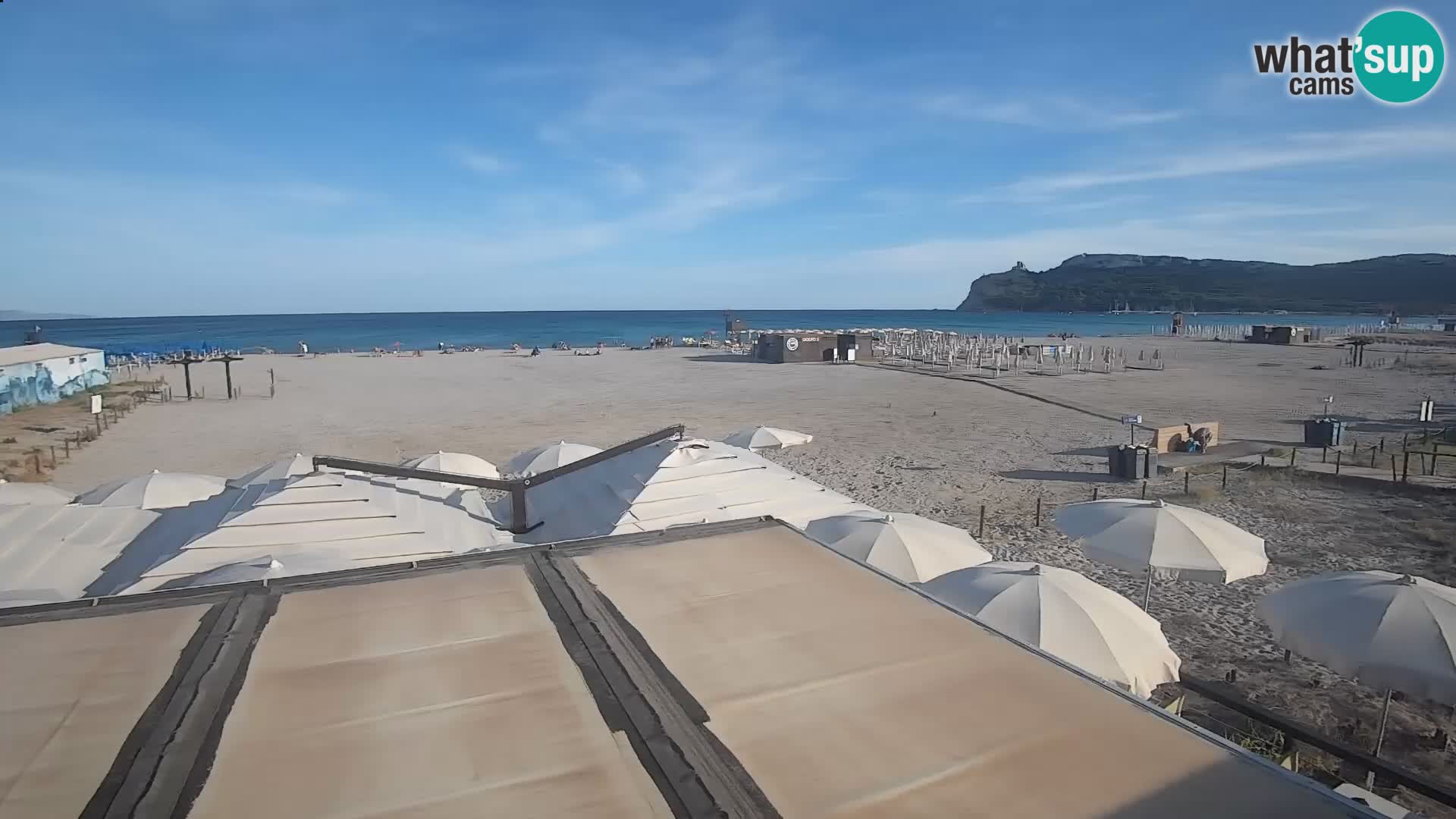 Poetto beach webcam | Cagliari | Sardinia
