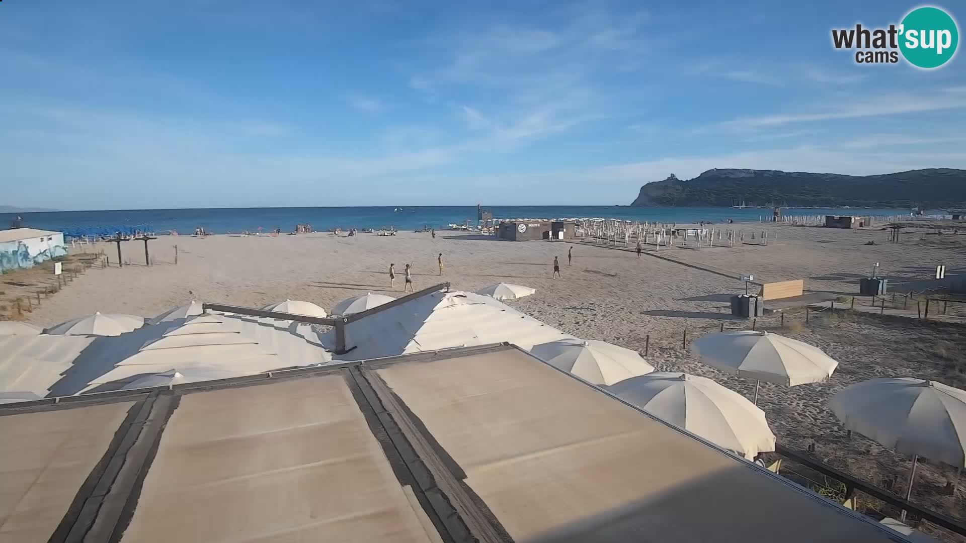 Webcam plage de Poetto | Cagliari | Sardaigne