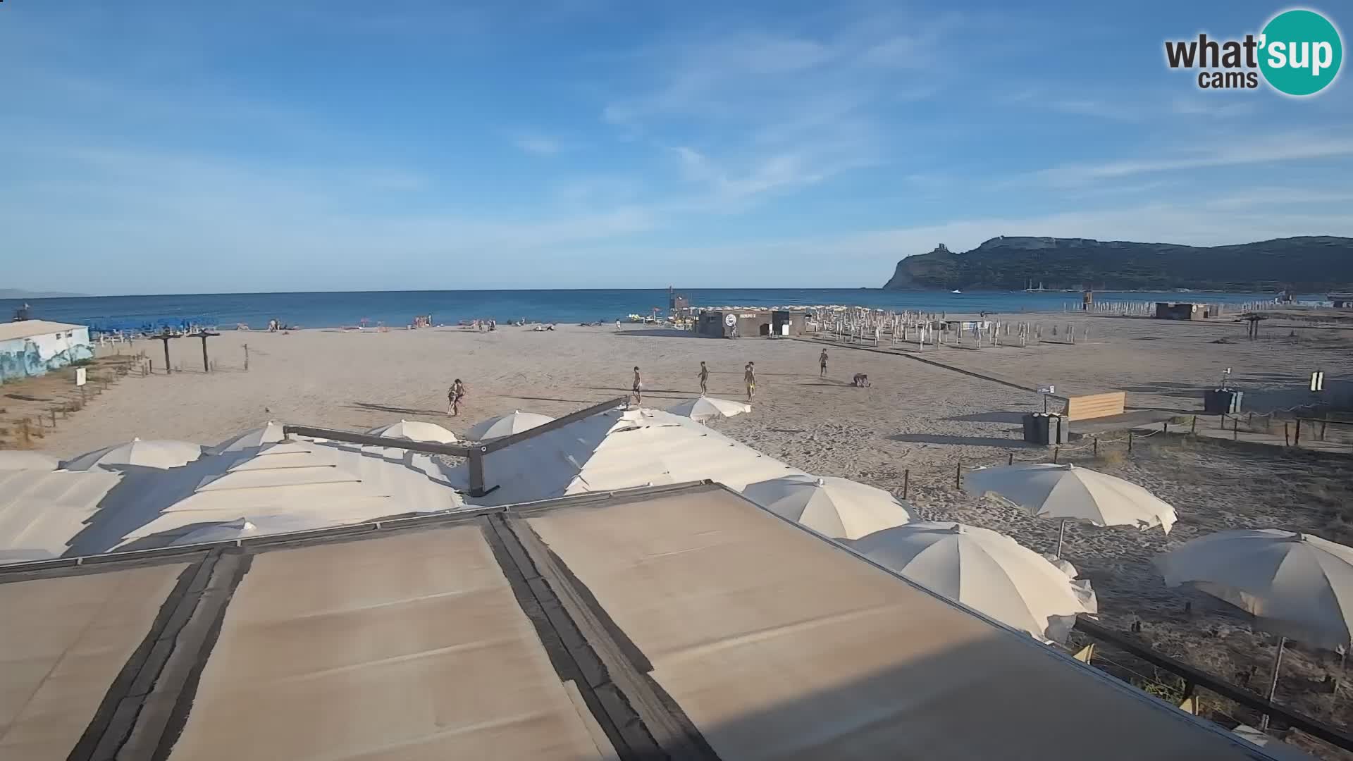 Webcam plage de Poetto | Cagliari | Sardaigne