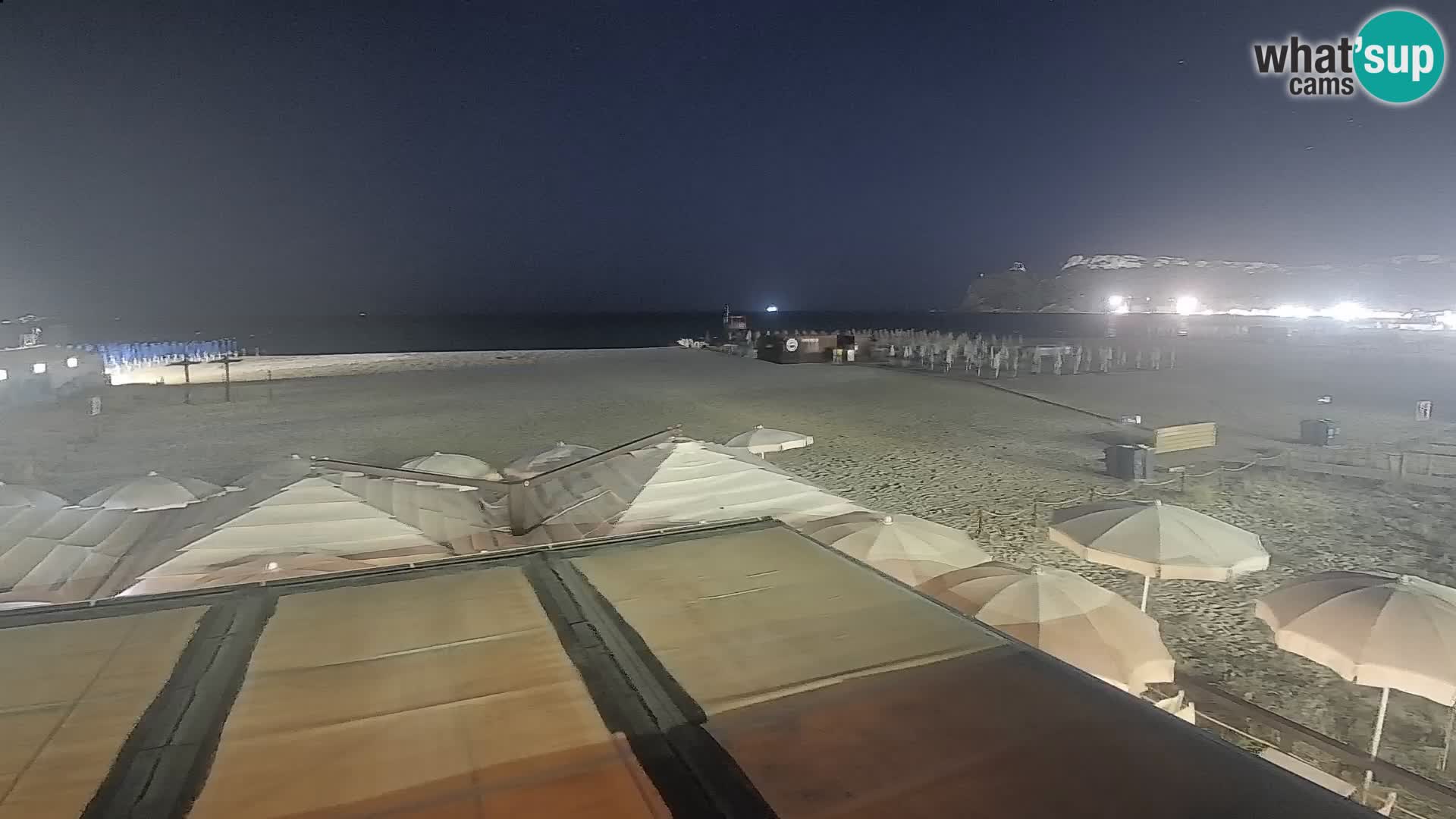 Poetto beach webcam | Cagliari | Sardinija