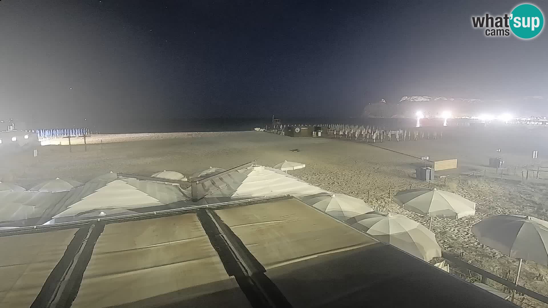 Poetto beach webcam | Cagliari | Sardinija