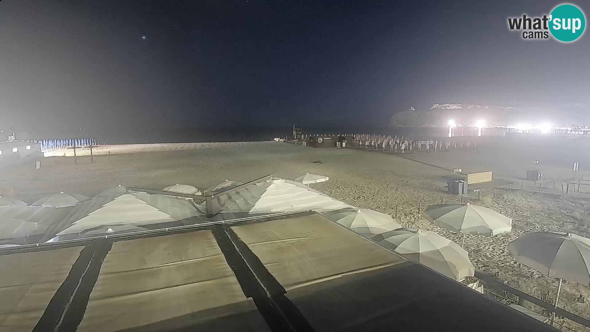 Poetto beach webcam | Cagliari | Sardinija