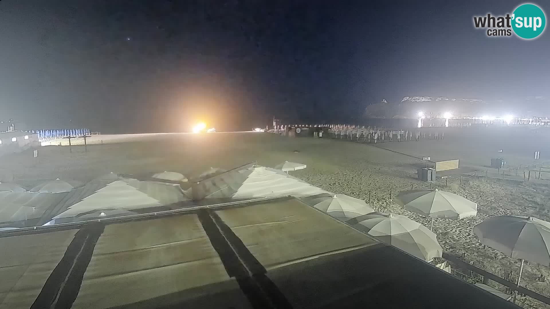 Poetto beach webcam | Cagliari | Sardinija