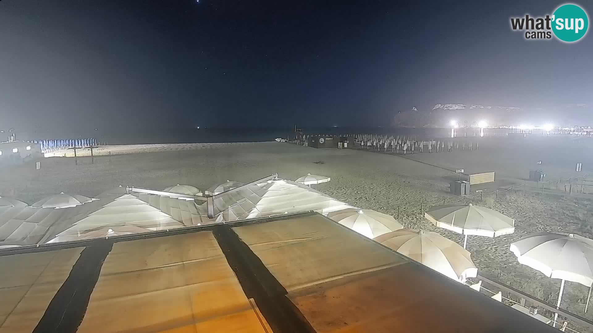 Poetto beach webcam | Cagliari | Sardinija
