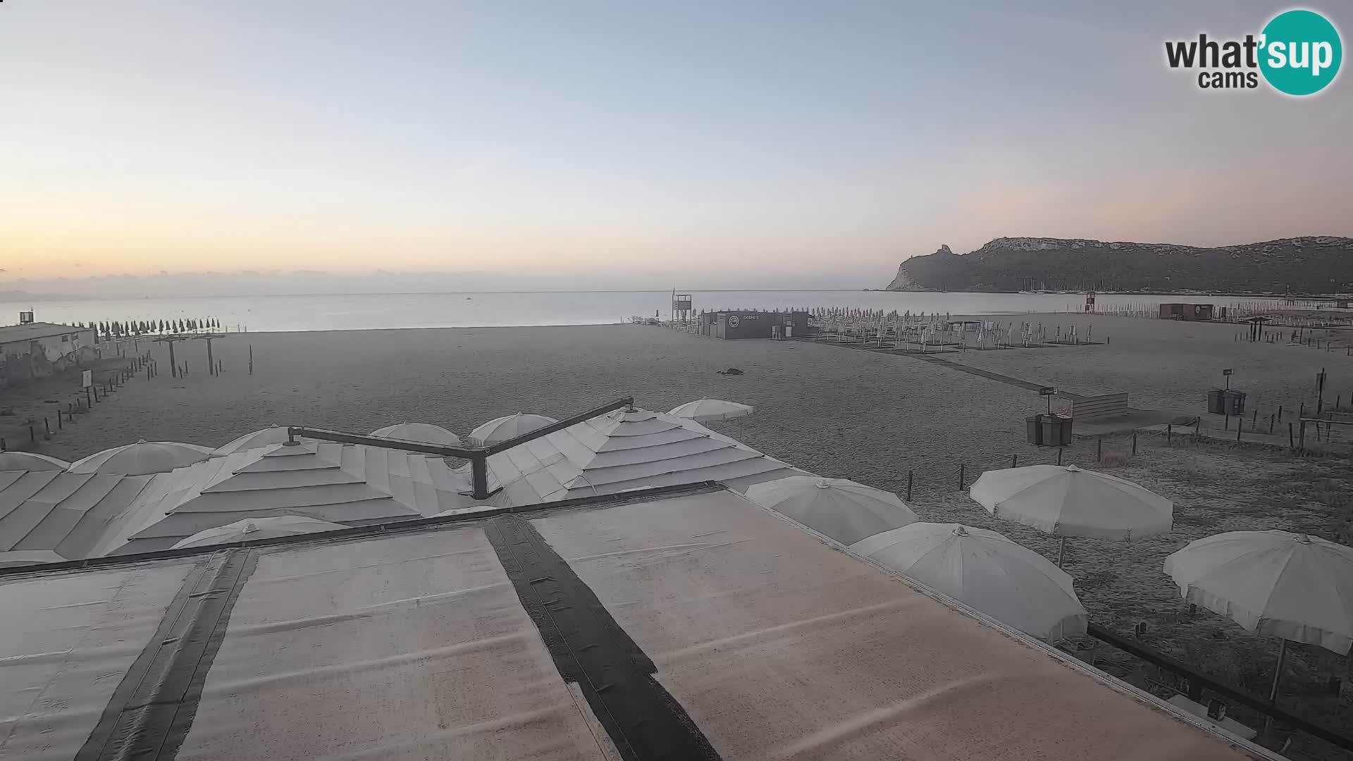 Poetto beach webcam | Cagliari | Sardinija