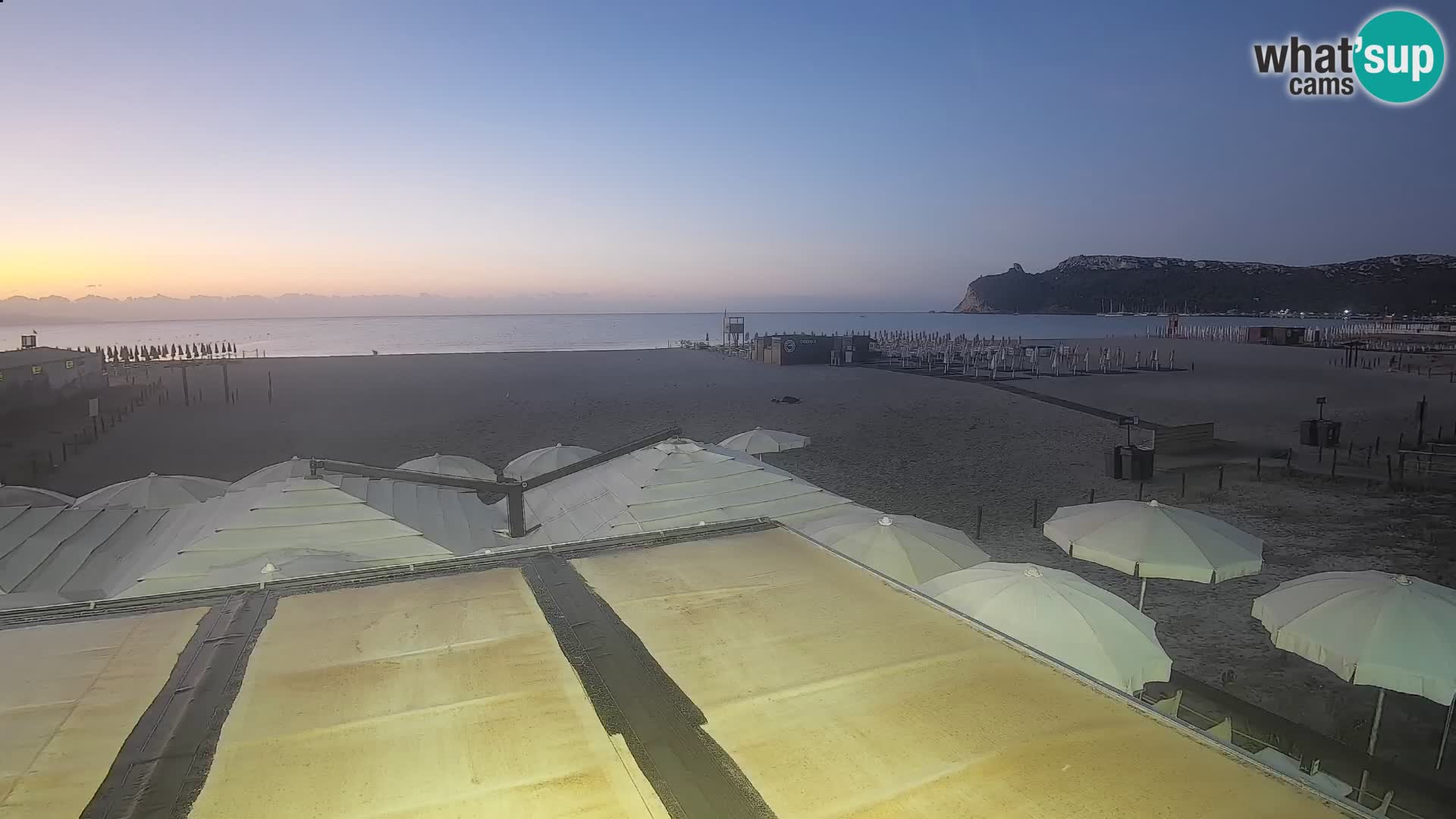 Poetto beach webcam | Cagliari | Sardinia