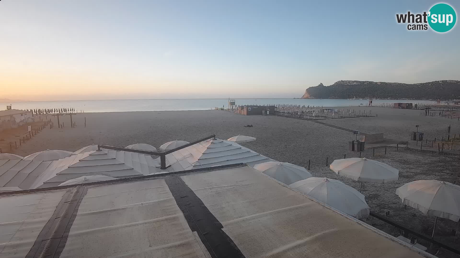 Webcam plage de Poetto | Cagliari | Sardaigne