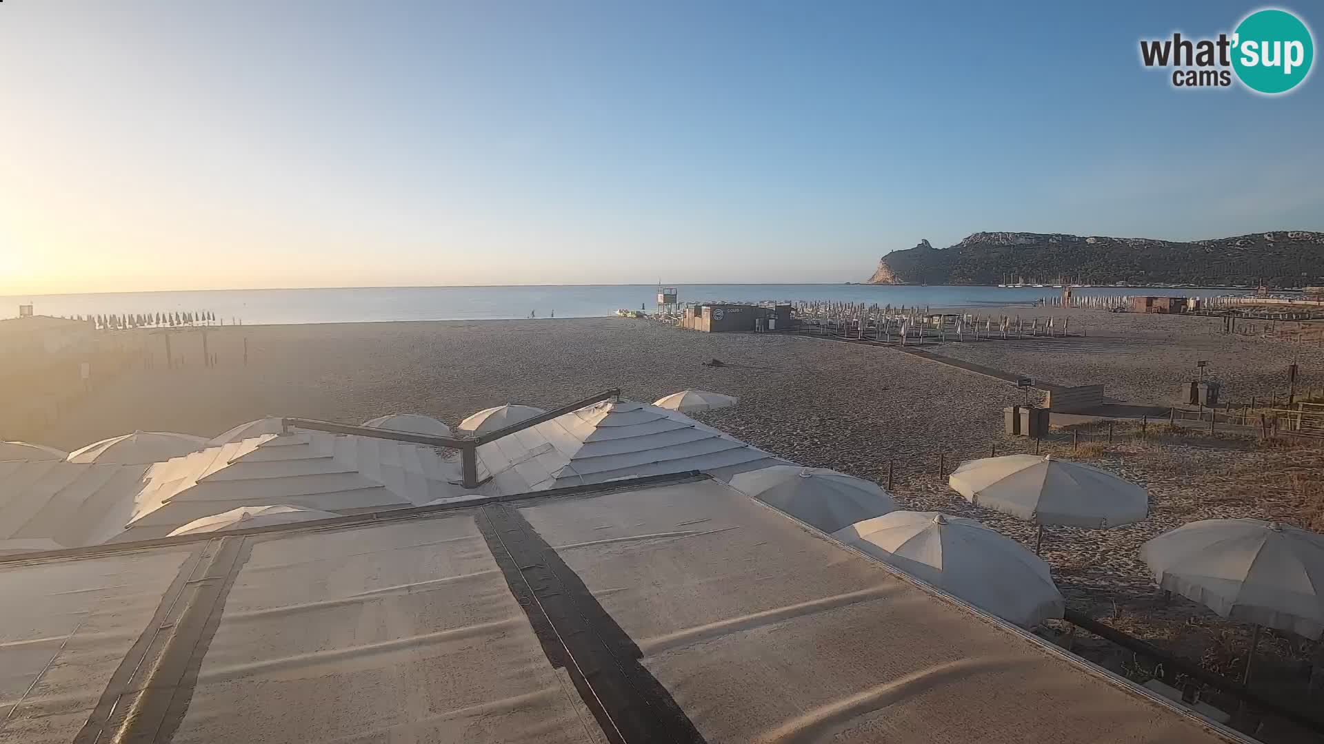 Webcam spiaggia del Poetto | Cagliari | Sardegna