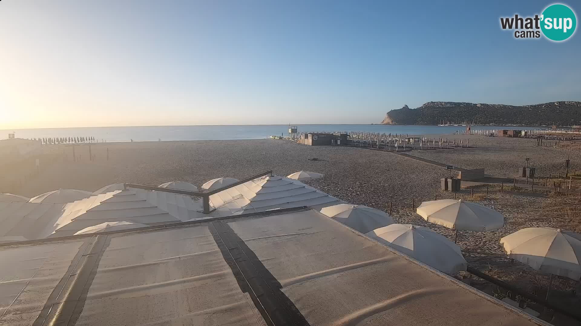 Poetto beach webcam | Cagliari | Sardinija