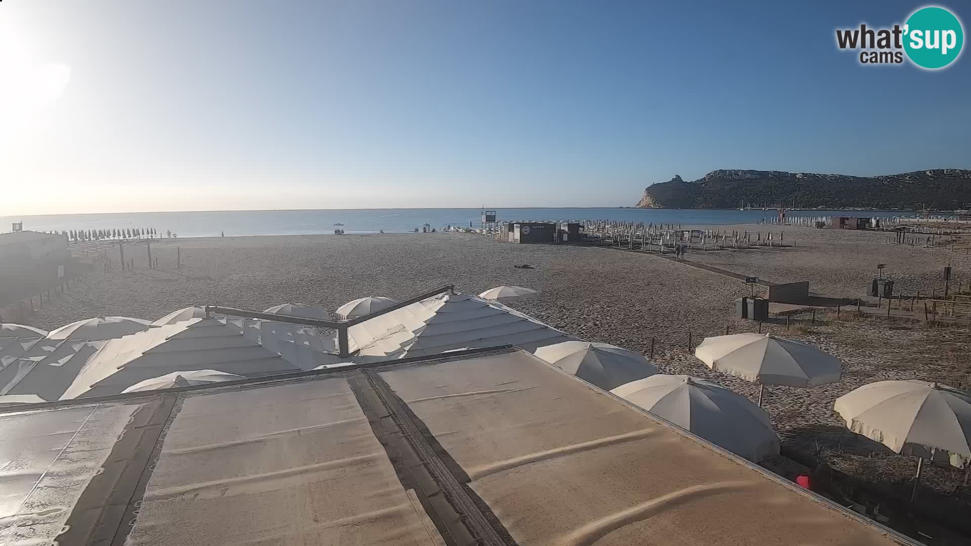 Poetto beach webcam | Cagliari | Sardinija