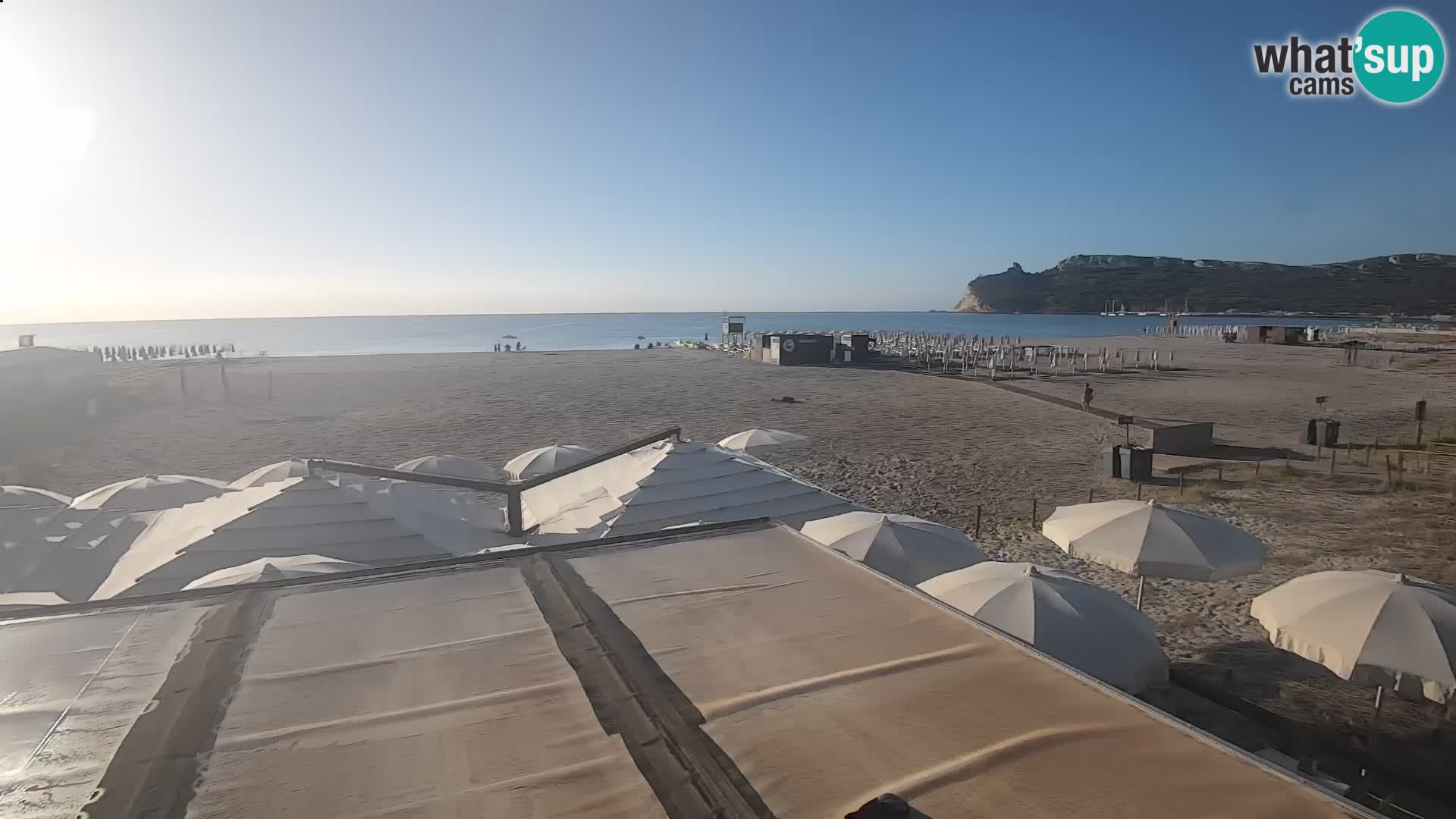 Poetto beach webcam | Cagliari | Sardinija