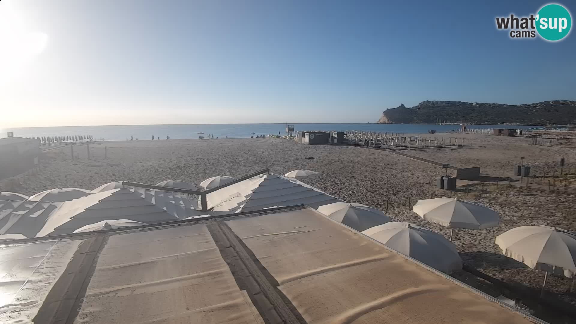 Poetto beach webcam | Cagliari | Sardinija