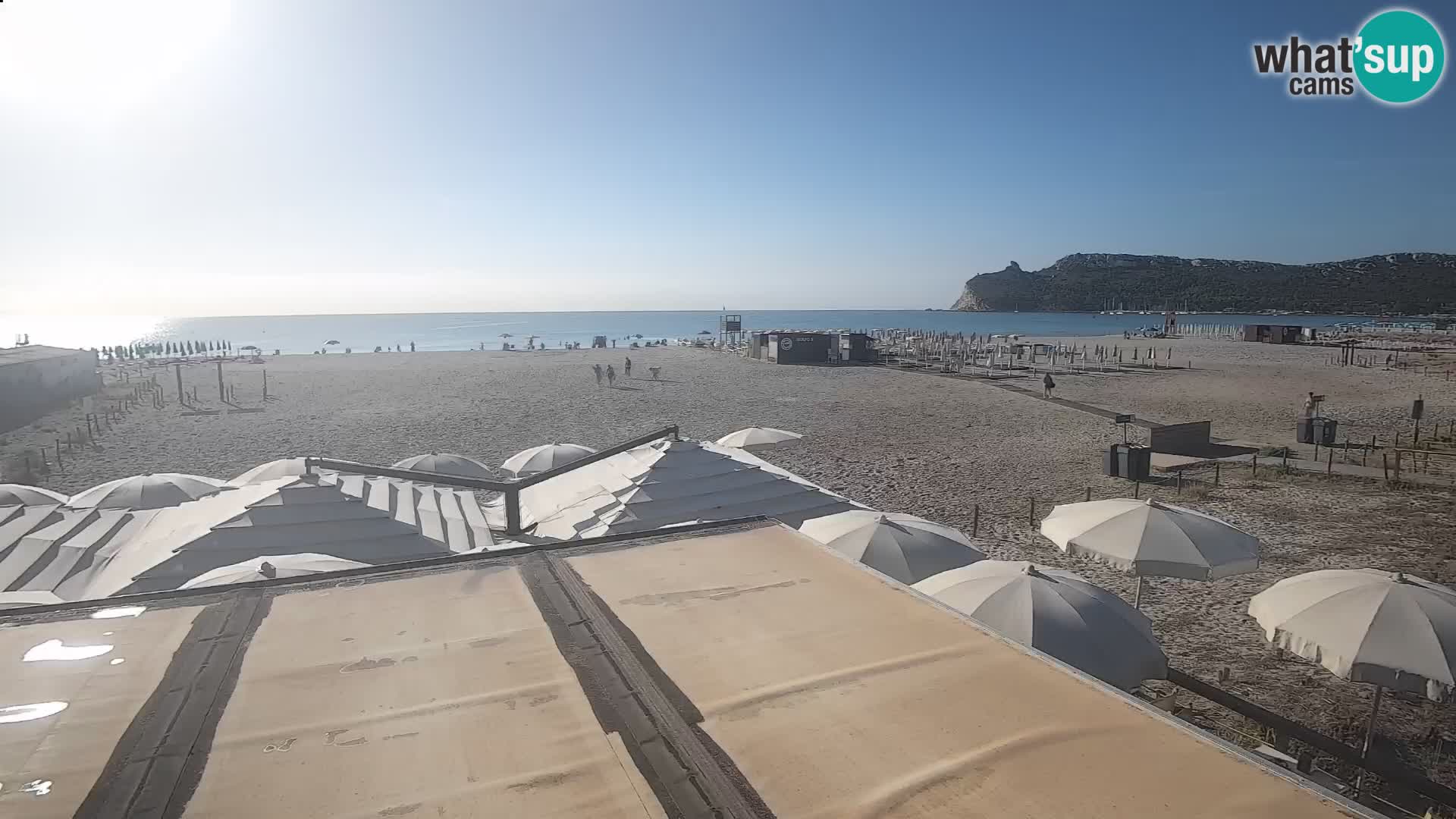 Poetto beach webcam | Cagliari | Sardinia