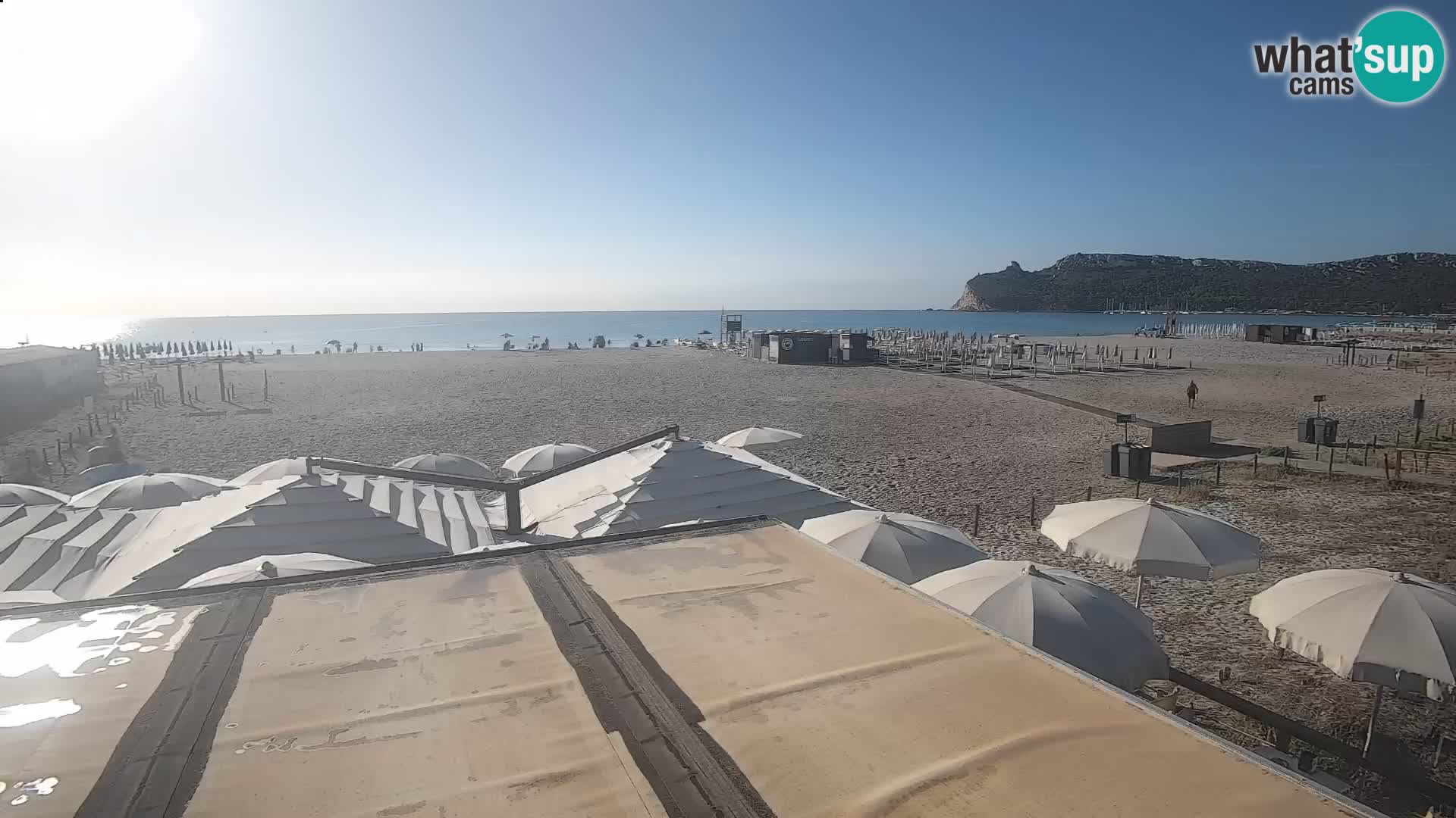 Poetto Strand Webcam | Cagliari | Sardinien