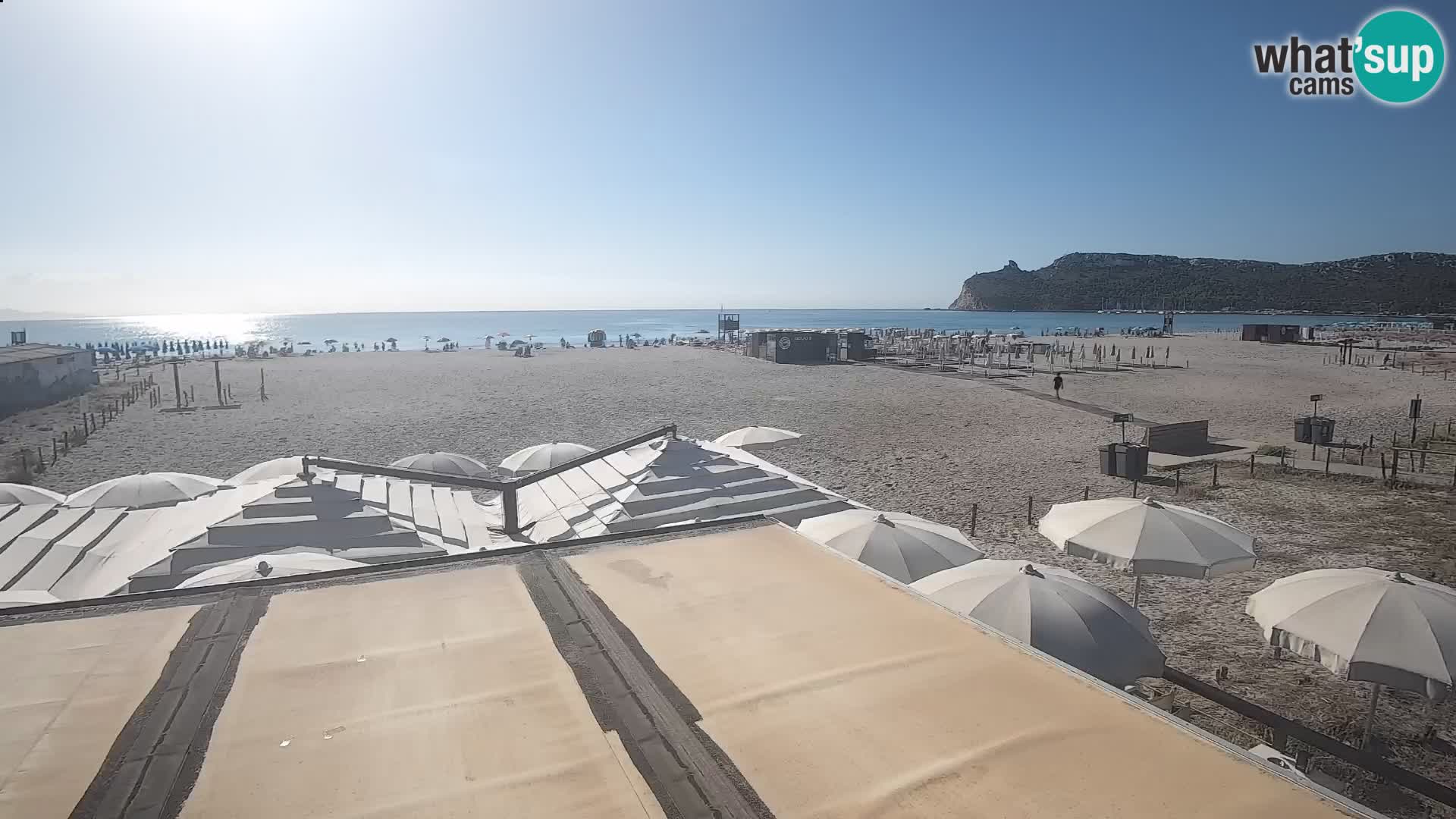 Poetto beach webcam | Cagliari | Sardinia