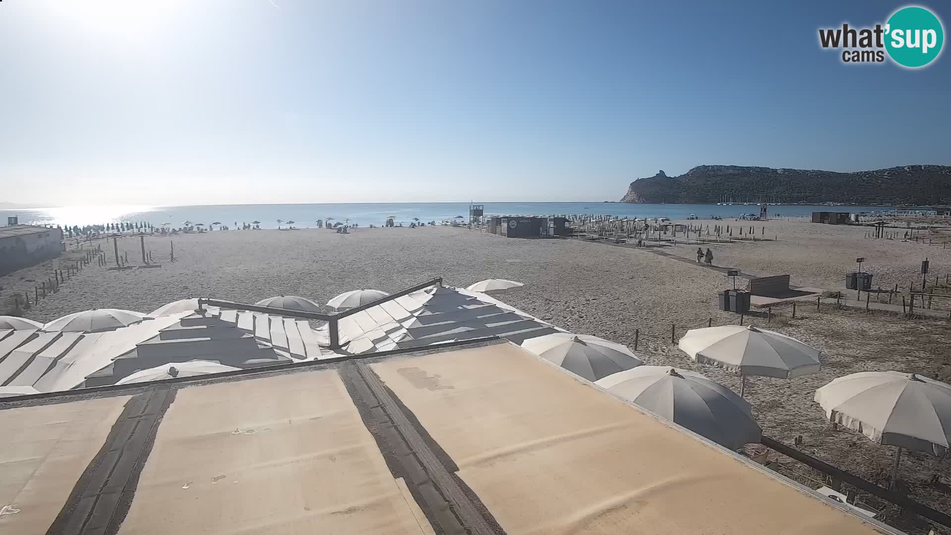 Webcam spiaggia del Poetto | Cagliari | Sardegna