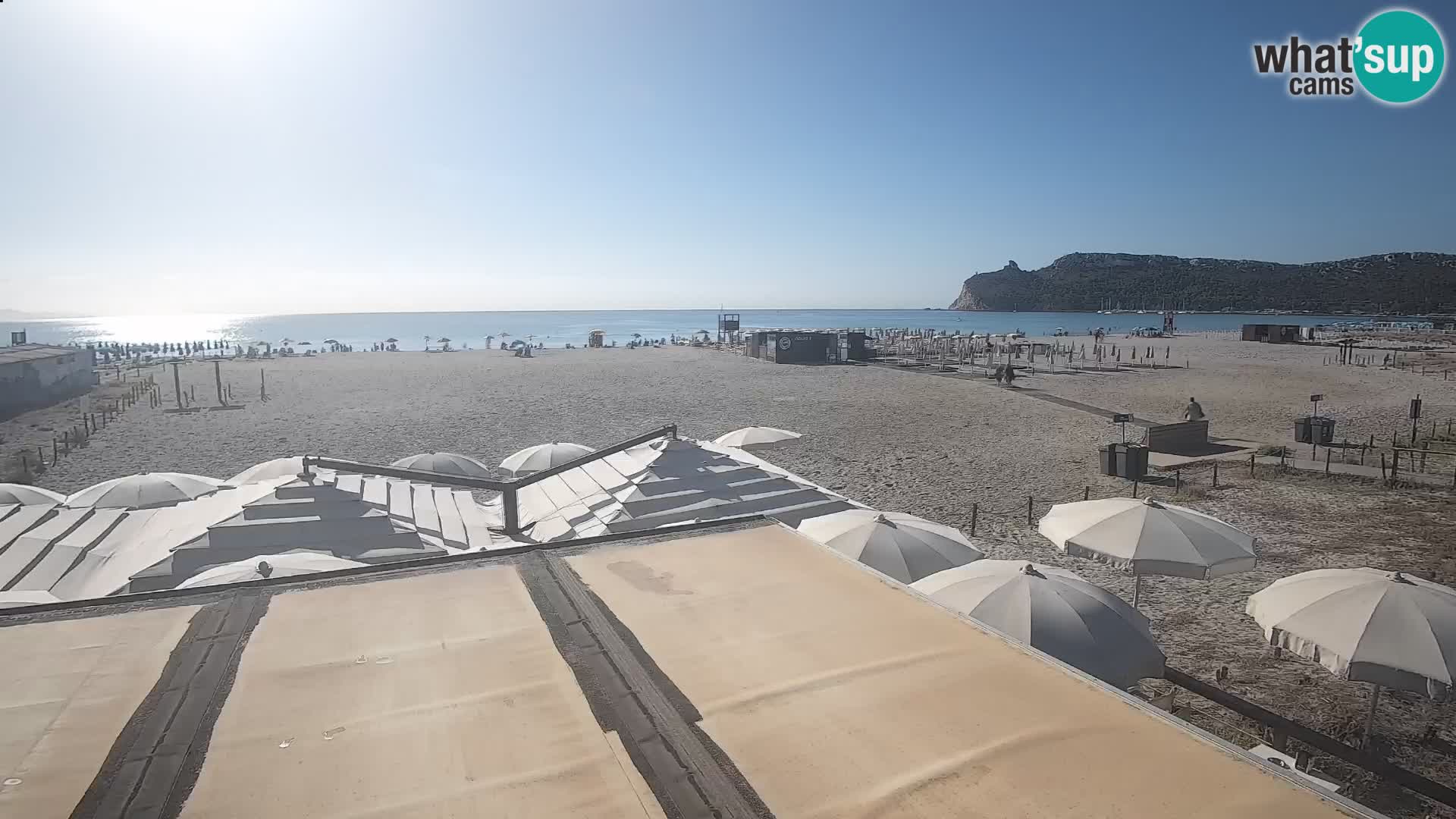 Poetto beach webcam | Cagliari | Sardinija